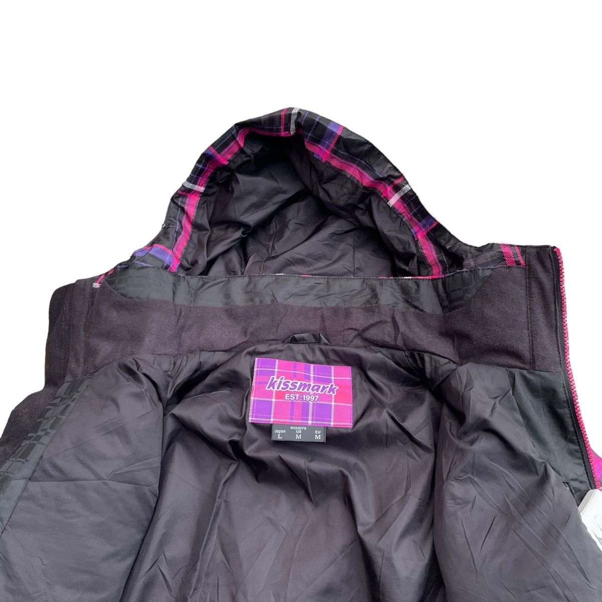 Japanese Brand 🇯🇵 KISSMARK TARTAN MULTIPOCKET SKI JACKET Size US XXL / EU 58 / 5 - 9 Thumbnail
