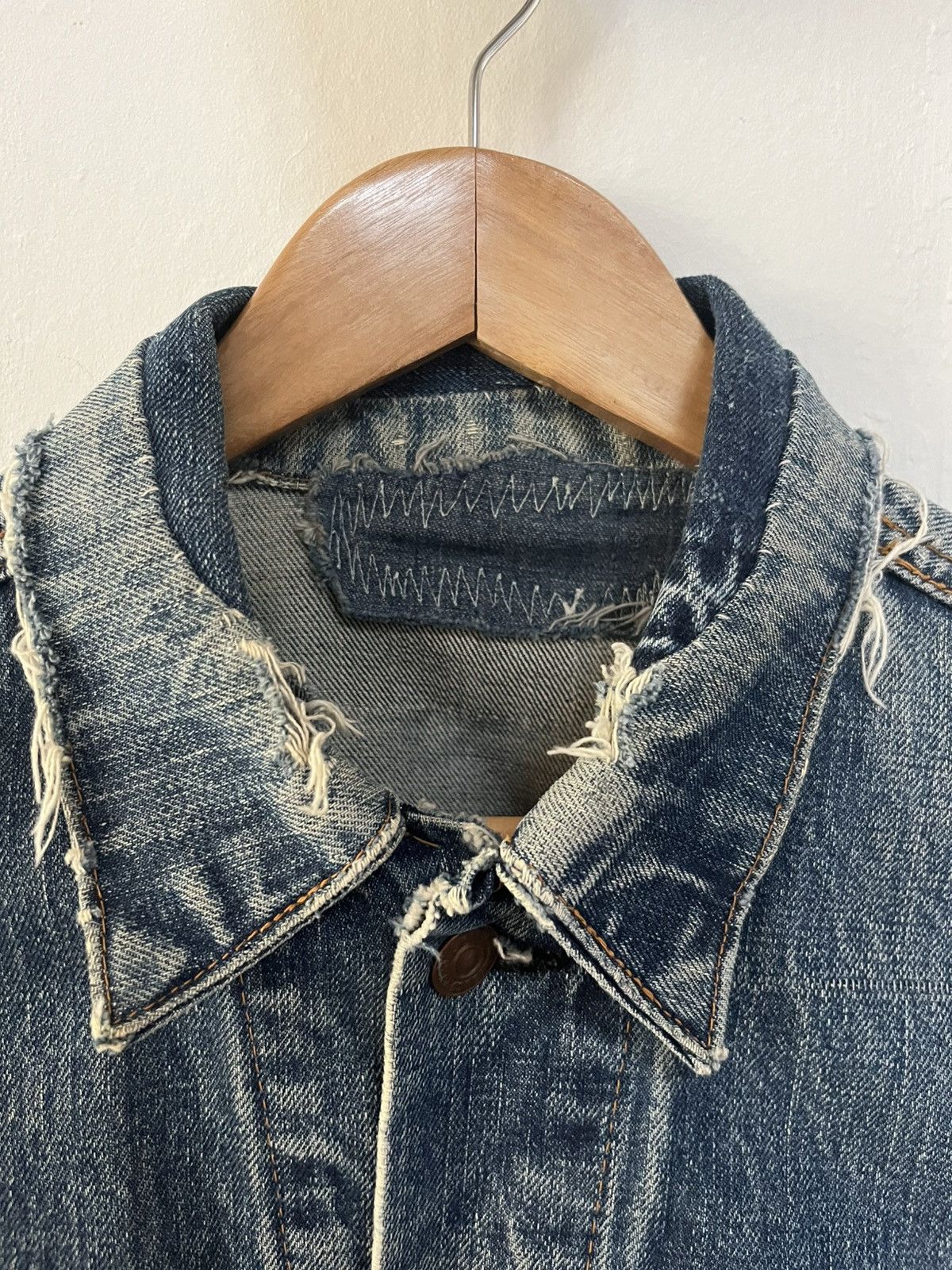 1970’s Vintage Levi’s Patch Distressed Denim Jacket