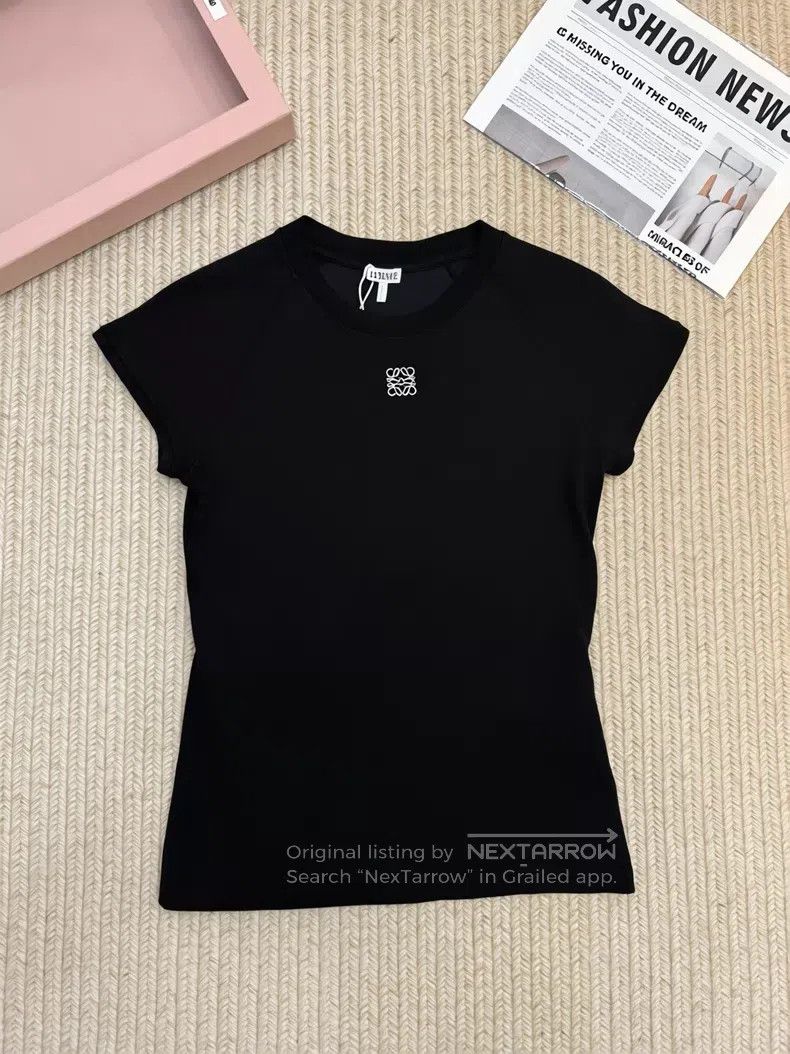 Loewe Loewe Black Short Sleeve T-Shirt Size M / US 6-8 / IT 42-44 - 1 Thumbnail