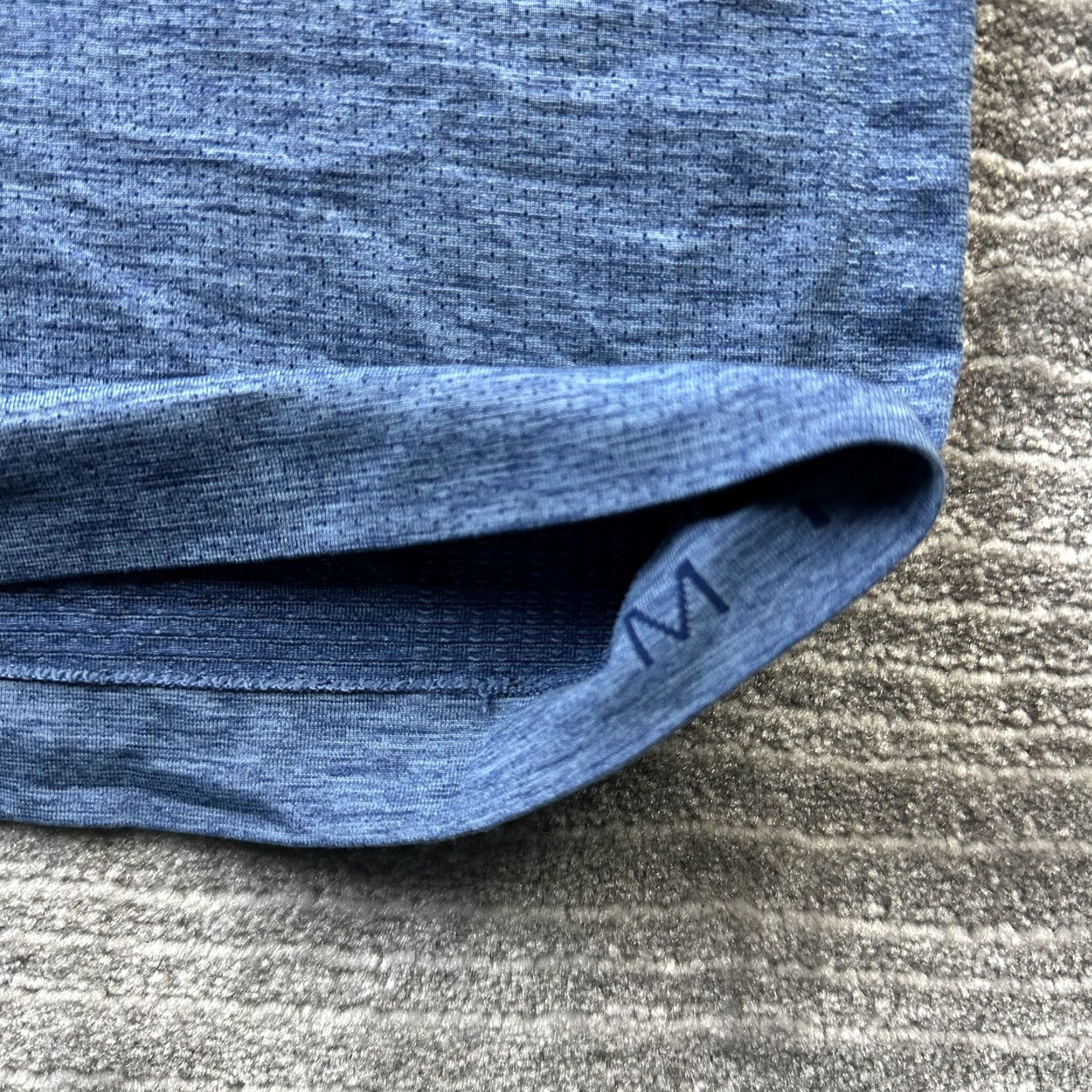 Lululemon Lululemon Polo Shirt Mens Medium Blue Metal Vent Tech Performance Top Size US M / EU 48-50 / 2 - 6 Thumbnail