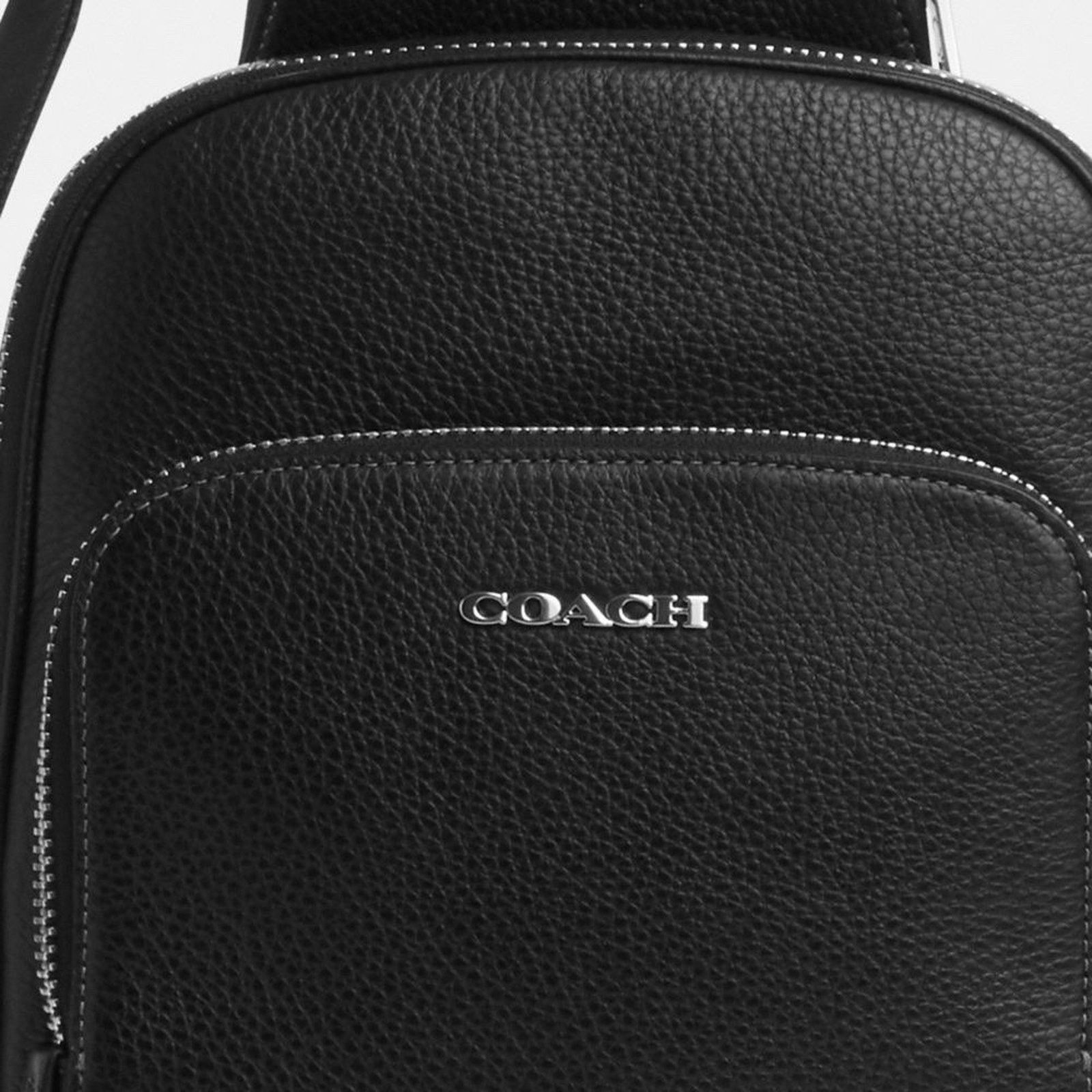 Coach NWT Coach Ethan Pack CQ669 Crossbody leather BAG Black Size ONE SIZE - 10 Thumbnail