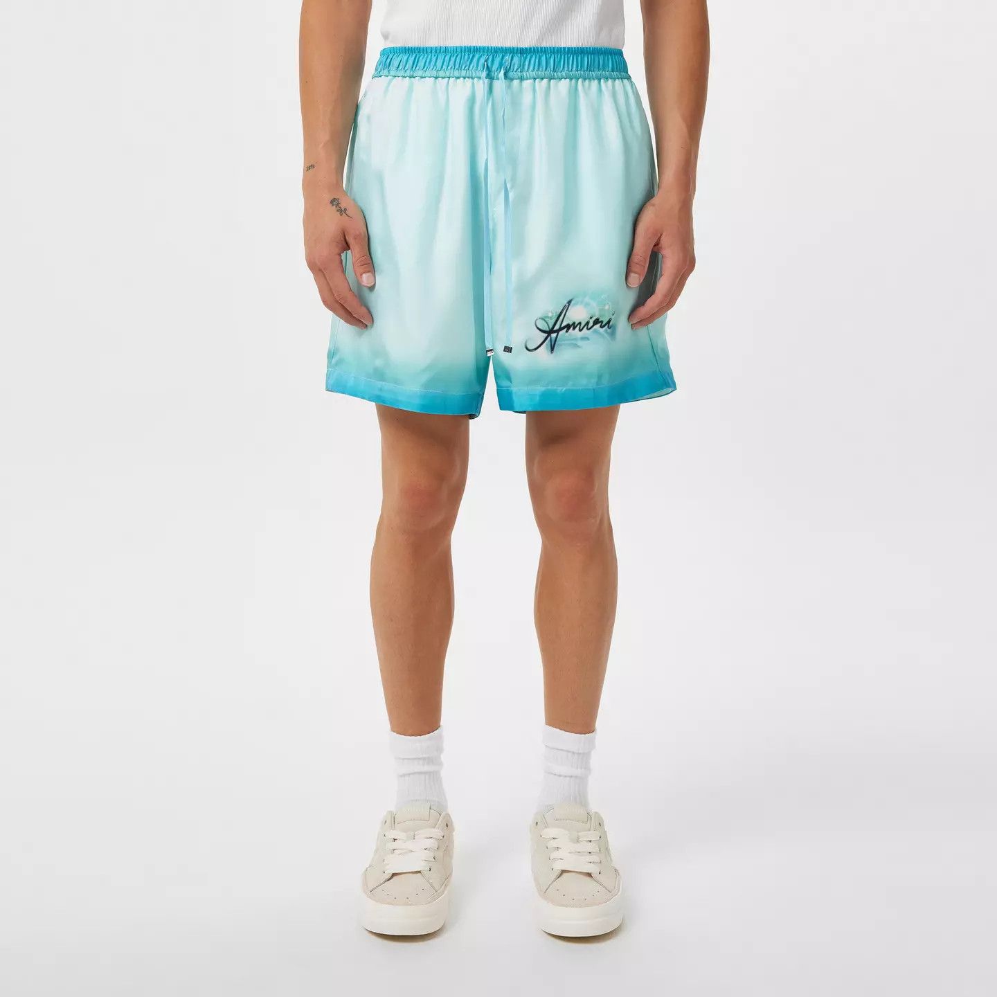 Amiri o1g2r1mq0426 Resort Club Shorts in Blue Size US 36 / EU 52 - 1 Thumbnail