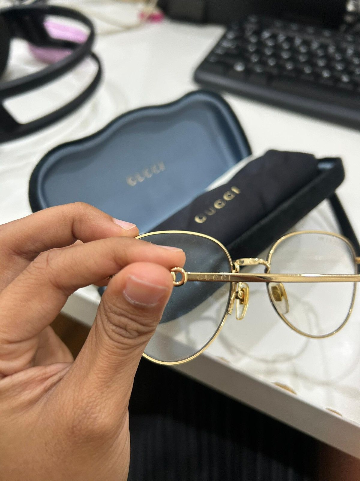 Gucci Gucci D0YB136430 glass Size ONE SIZE - 6 Thumbnail
