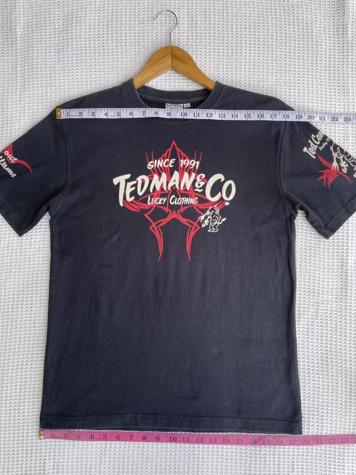 Tedman Rare🔥Vintage TEDMAN Ted Company Devils Equipment T-Shirt Size US M / EU 48-50 / 2 - 12 Thumbnail