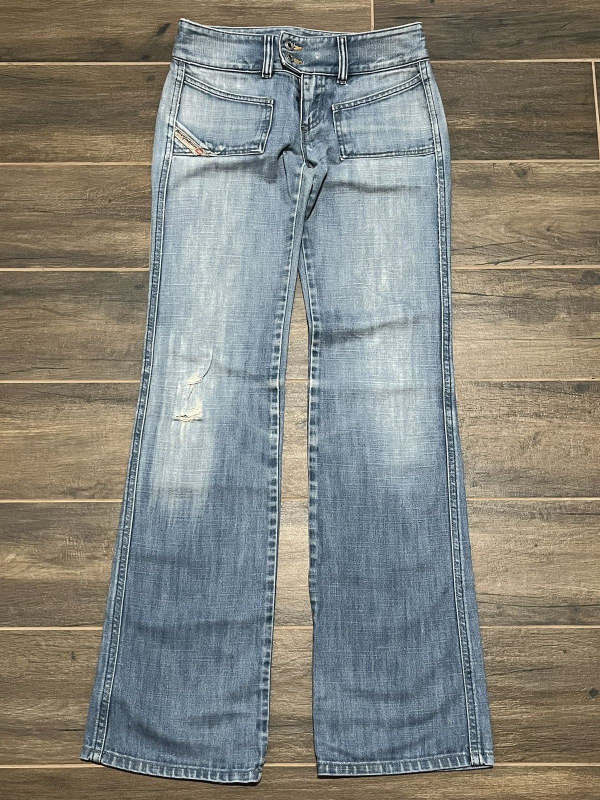 Diesel Diesel Flared Wide Leg Rare Denim Size 28" / US 6 / IT 42 - 1 Thumbnail