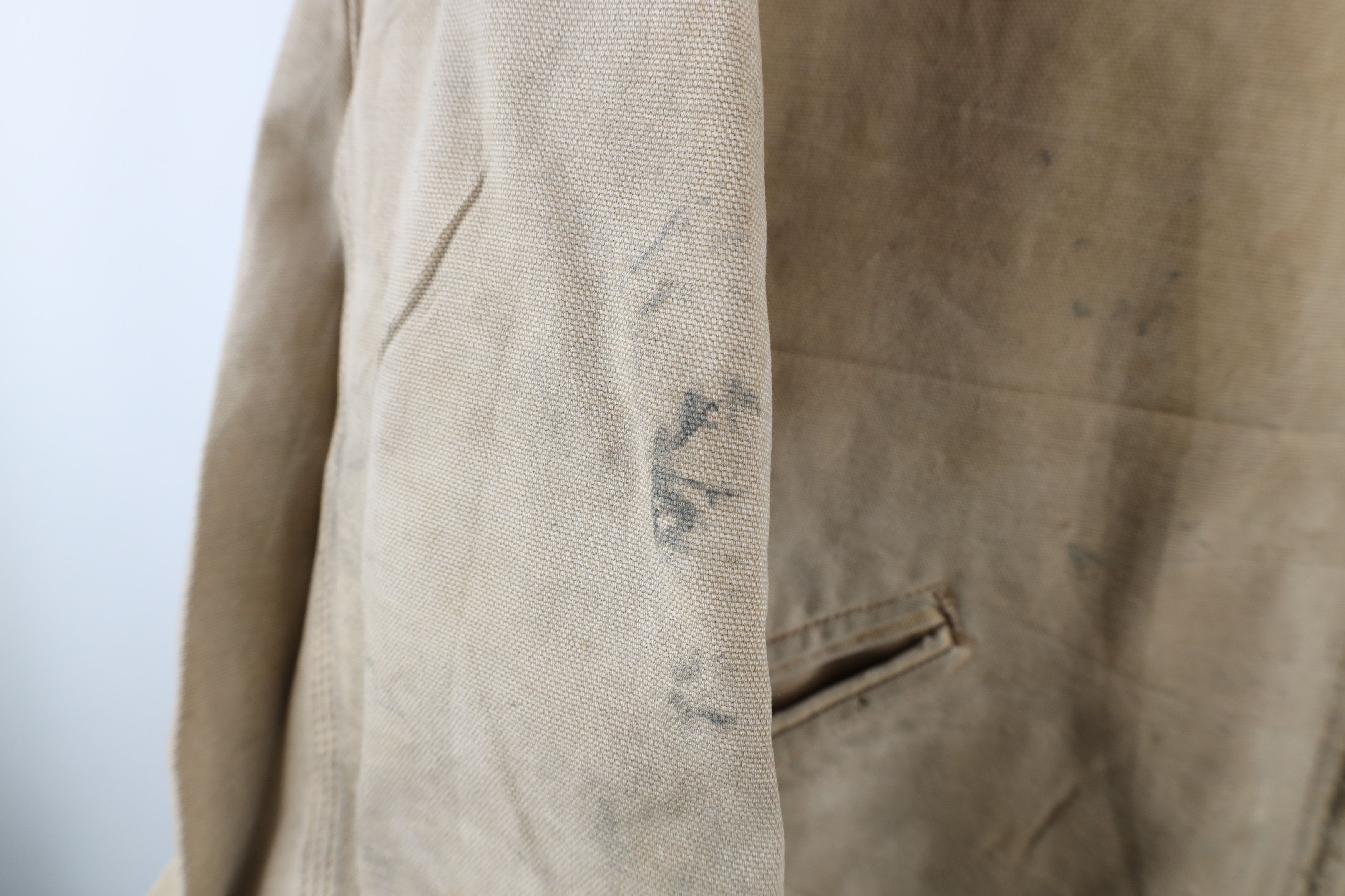 Carhartt × Vintage Vintage 90s Carhartt Quilted Detroit Jacket Duck Brown USA Size US L / EU 52-54 / 3 - 6 Thumbnail