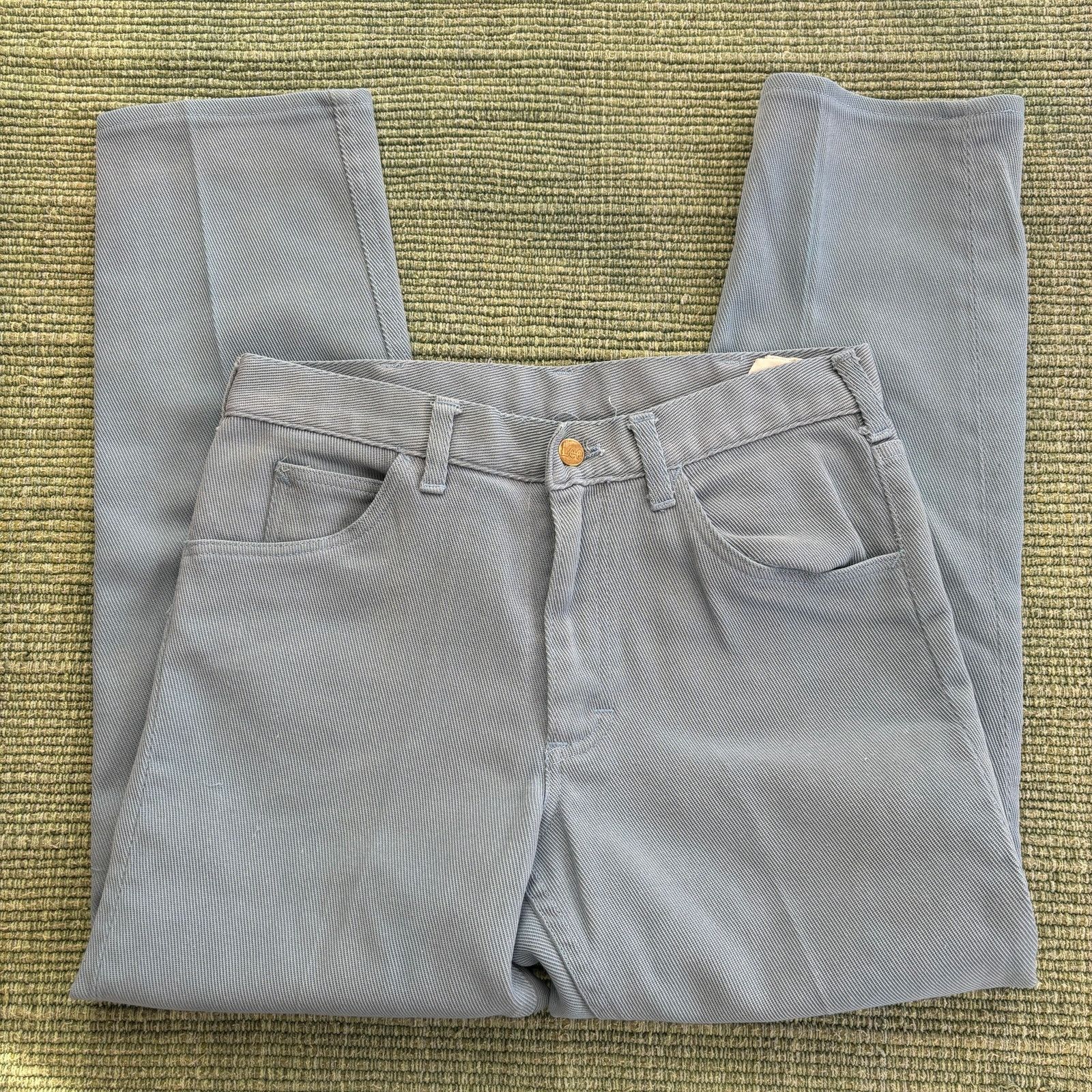 Lee × Vintage True vintage 60s Lee cotton twill Lee-Prest blue trousers Size 29" - 5 Thumbnail