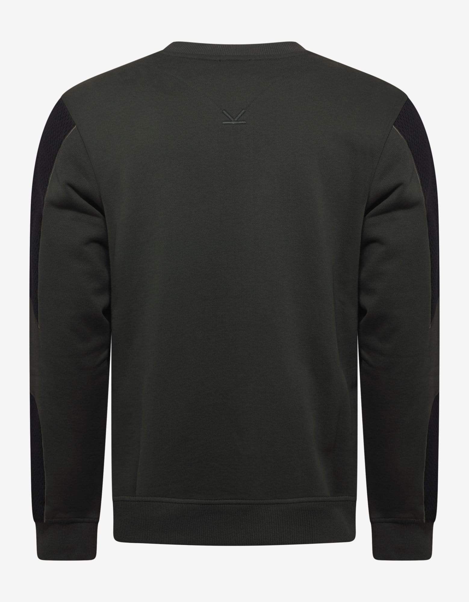 Kenzo Kenzo Khaki Dual-Fabric Sweatshirt Size US XL / EU 56 / 4 - 4 Thumbnail