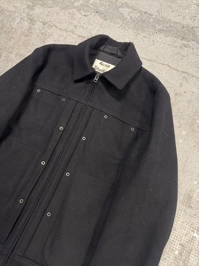 Acne Studios × Vintage AW2016 Acne Studios Navy Wool Structured Jacket Size US M / EU 48-50 / 2 - 4 Thumbnail
