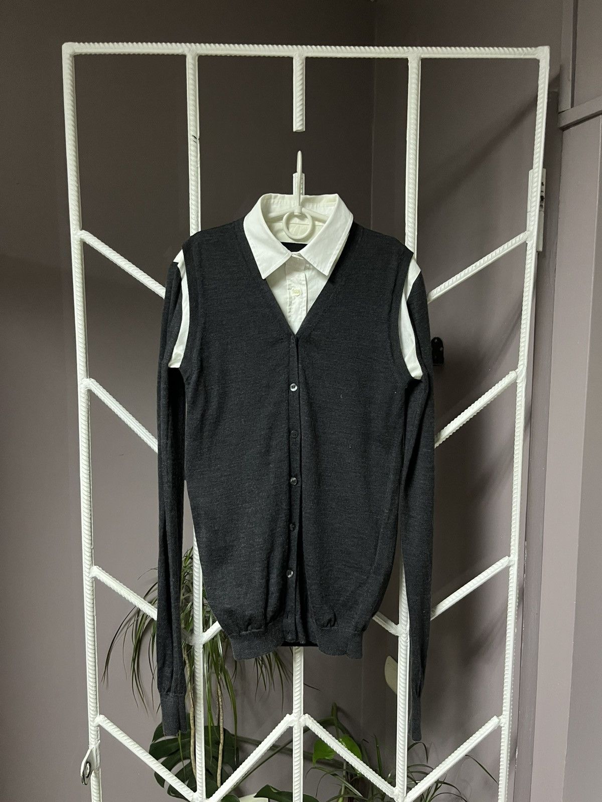 Dolce & Gabbana Vintage Dolce Gabbana Sweater Shirt + Wool Vest Size S / US 4 / IT 40 - 1 Thumbnail