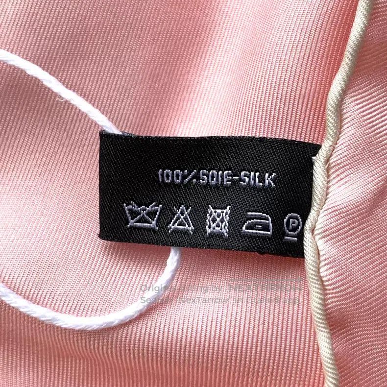 Chanel Chanel Pink logo printed full-print mulberry silk scarf Size ONE SIZE - 6 Thumbnail