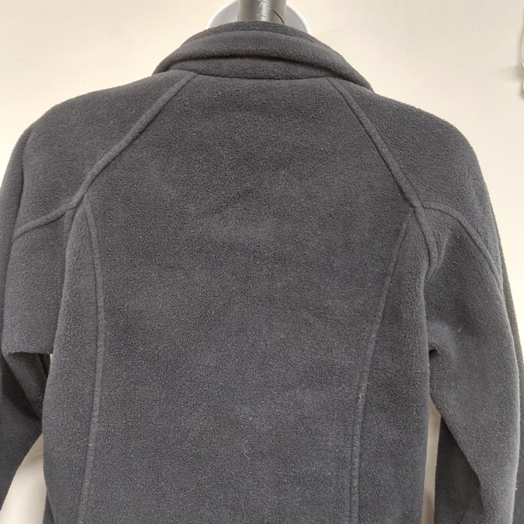 Vintage Columbia Fleece Jacket Women’s Benton Springs Black Full Zip Pockets Medium Size M / US 6-8 / IT 42-44 - 6 Thumbnail