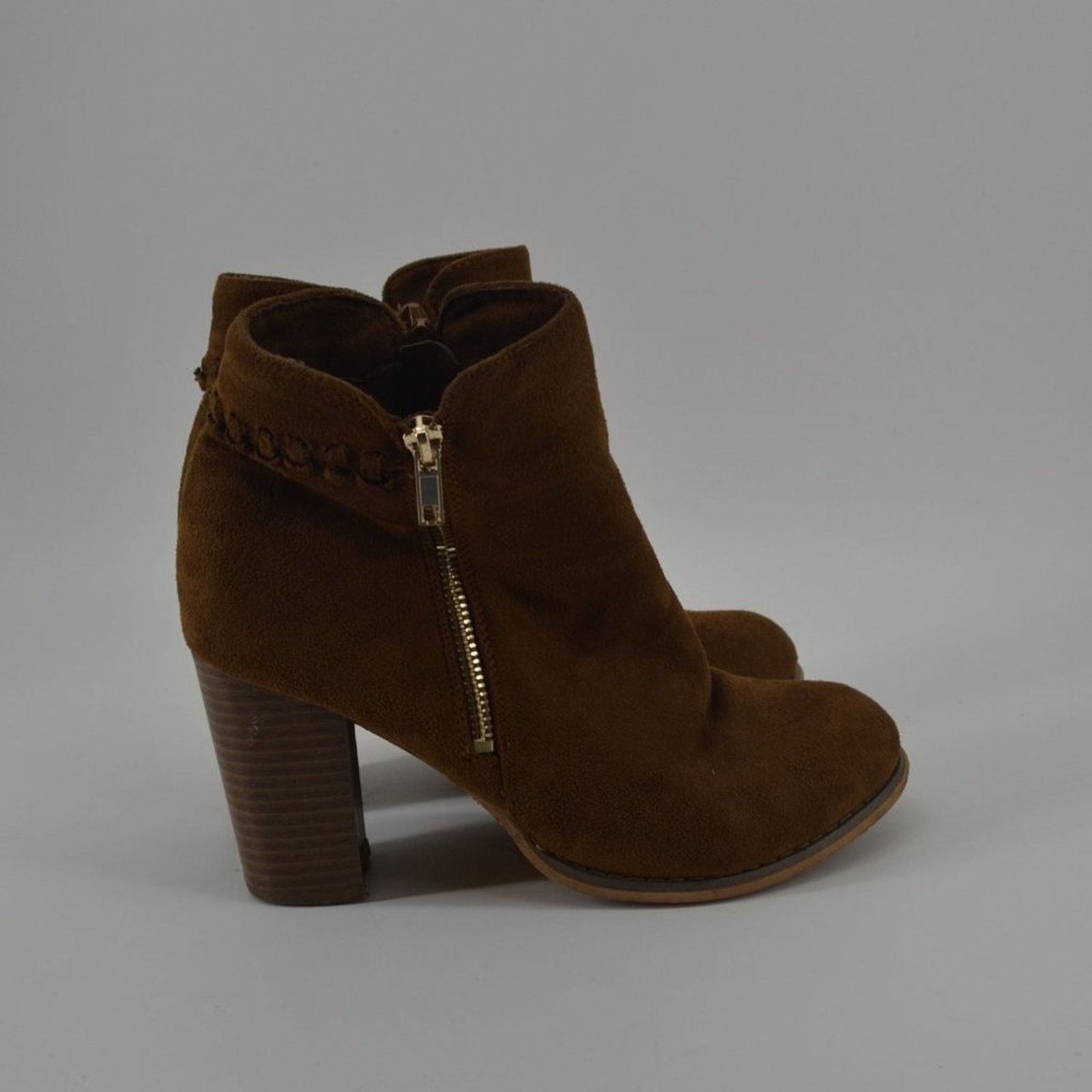 Other Via Pinky Collection women's Brown Faux Leather Bootie 7.5 Size US 7.5 / IT 37.5 - 4 Thumbnail