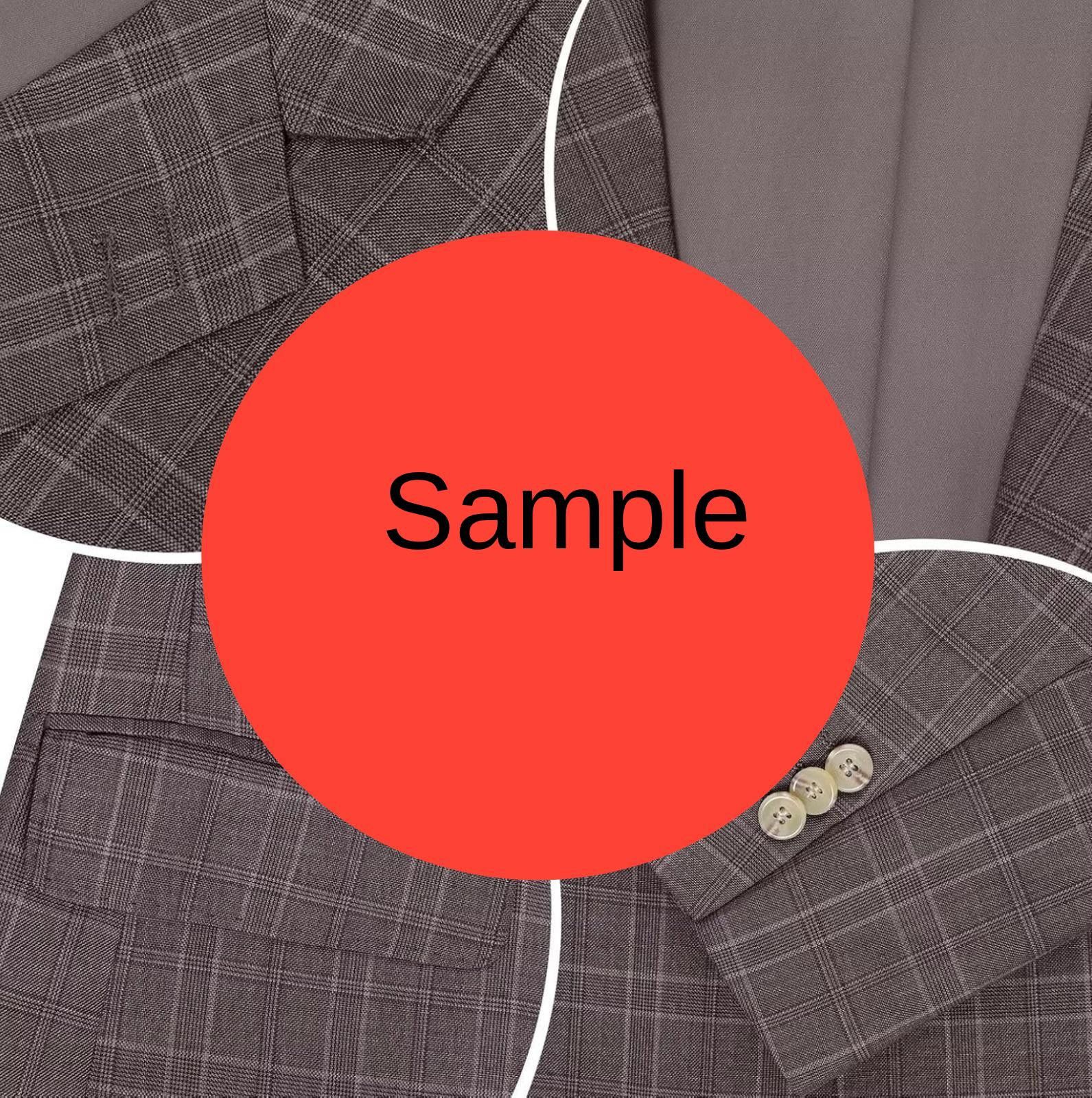 Other Stylish Brown Plaid Blazer, New Without Tags - Fxzpiodi XXXL Size 52R - 6 Thumbnail