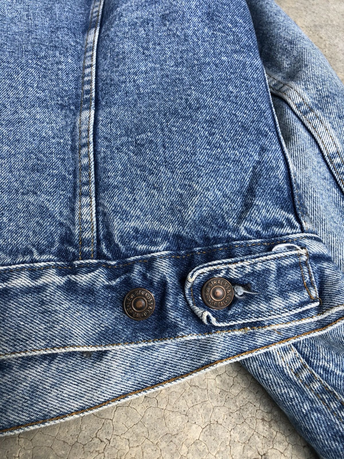 Levi's Vintage 80s 70s Levi’s Blanket Lined Denim Jacket Distressed Size US L / EU 52-54 / 3 - 20 Thumbnail