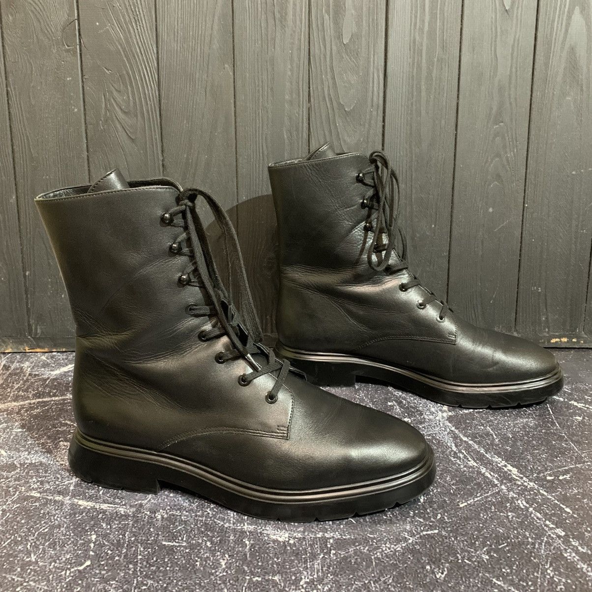 Stuart Weitzman Leather Boots Size 40 EU 26 cm