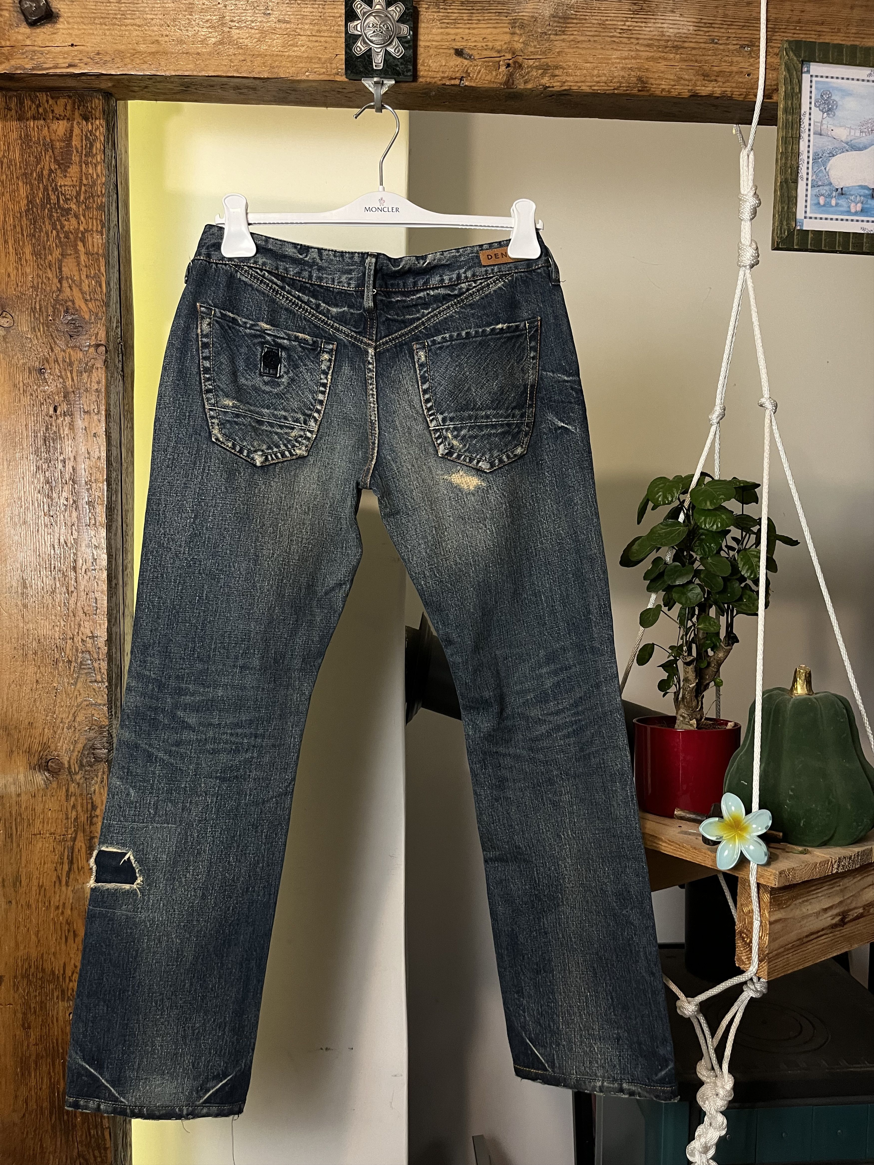 DENHAM × Japanese Brand Denham Distressed Tokyo Japanese Denim Size US 30 / EU 46 - 2 Thumbnail