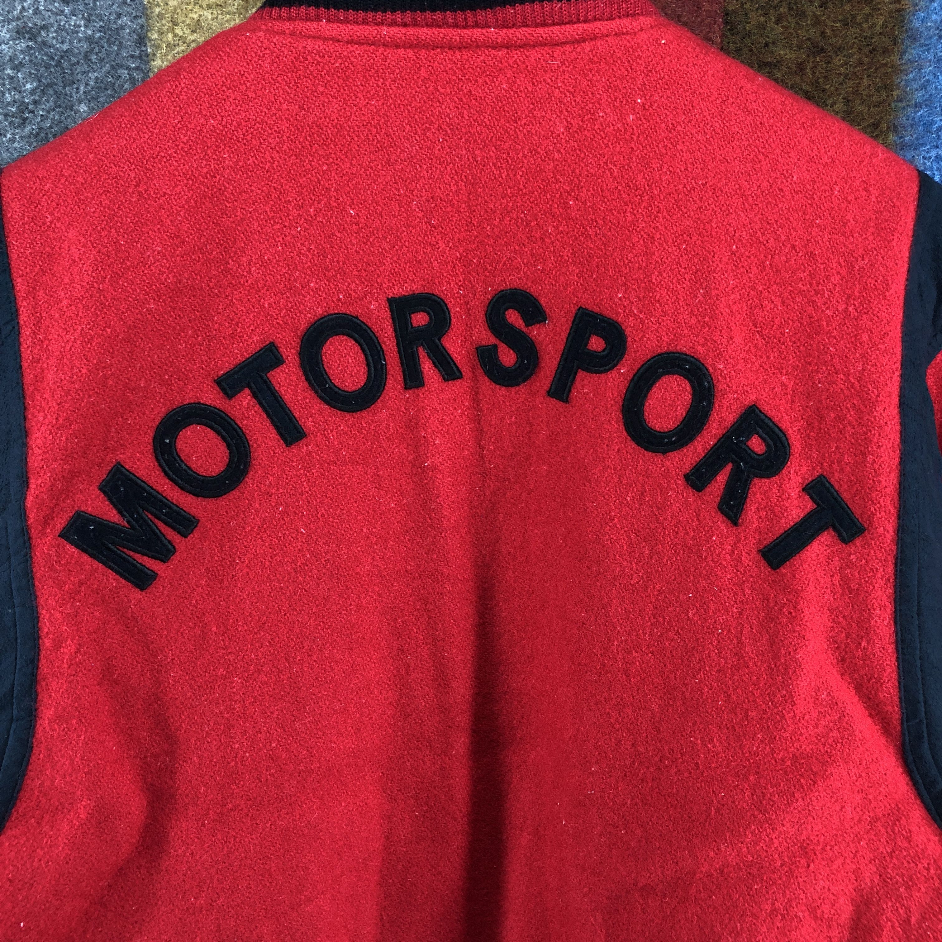 Vintage Vintage BRIDGESTONE MOTORSPORT Wool Varsity Jacket #0131/G Size US M / EU 48-50 / 2 - 6 Thumbnail