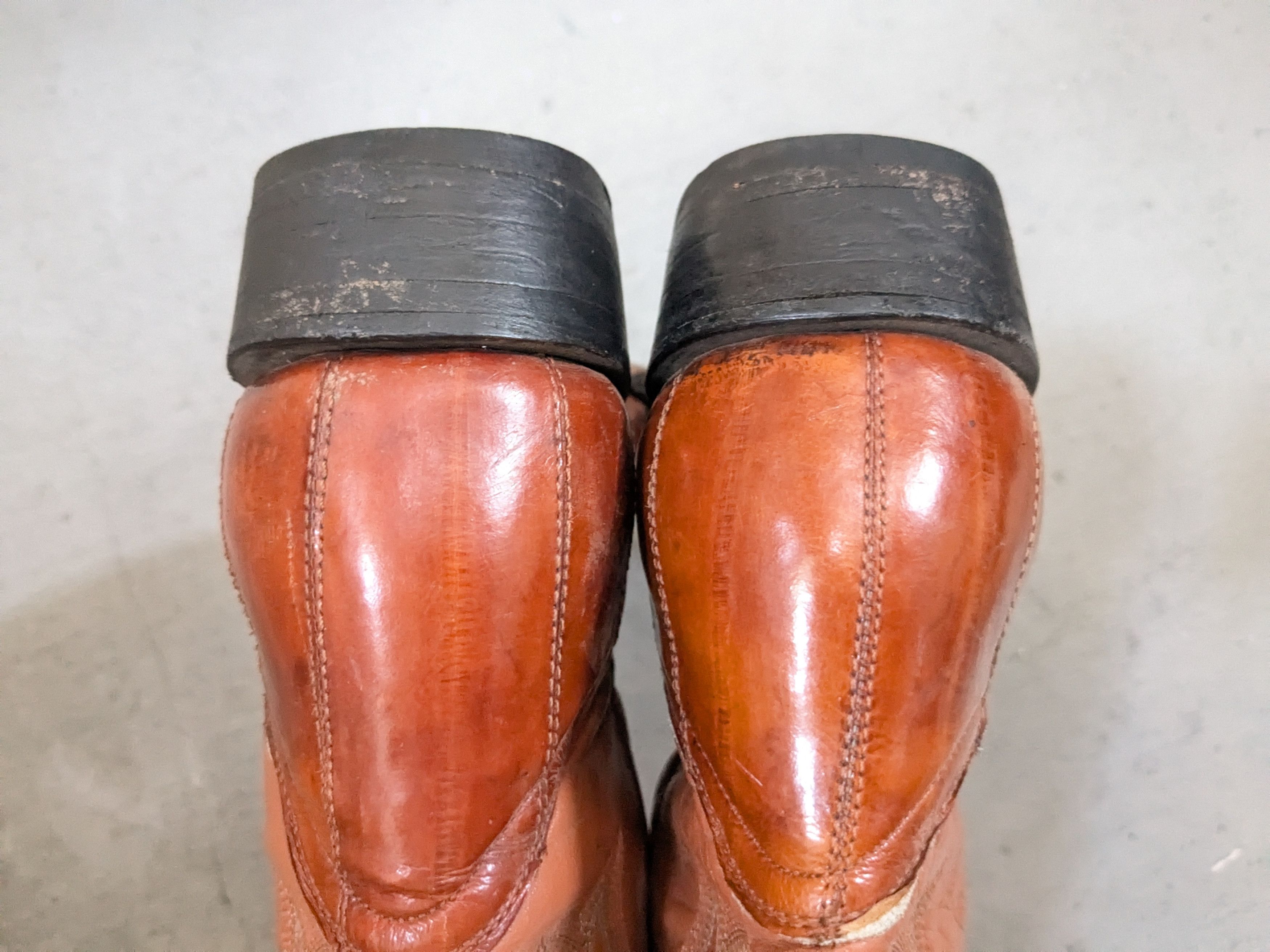 Genuine Leather Nopal Cowboy Boots 9.5 Brown Eel Leather Mexico Exotic Size US 9.5 / EU 42-43 - 10 Thumbnail