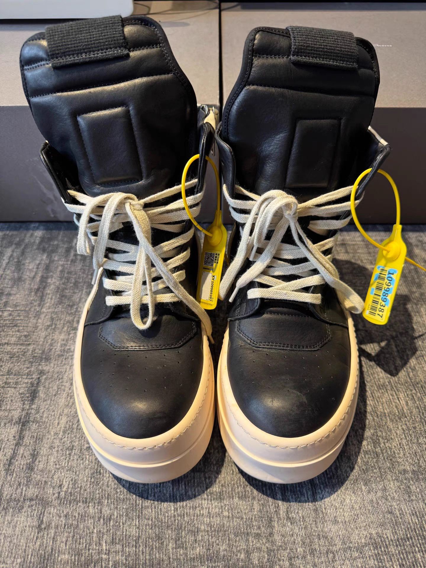 Rick Owens Rick Owens Mainline Thick Sole Triangle Sneakers Size US 7 / EU 40 - 4 Thumbnail