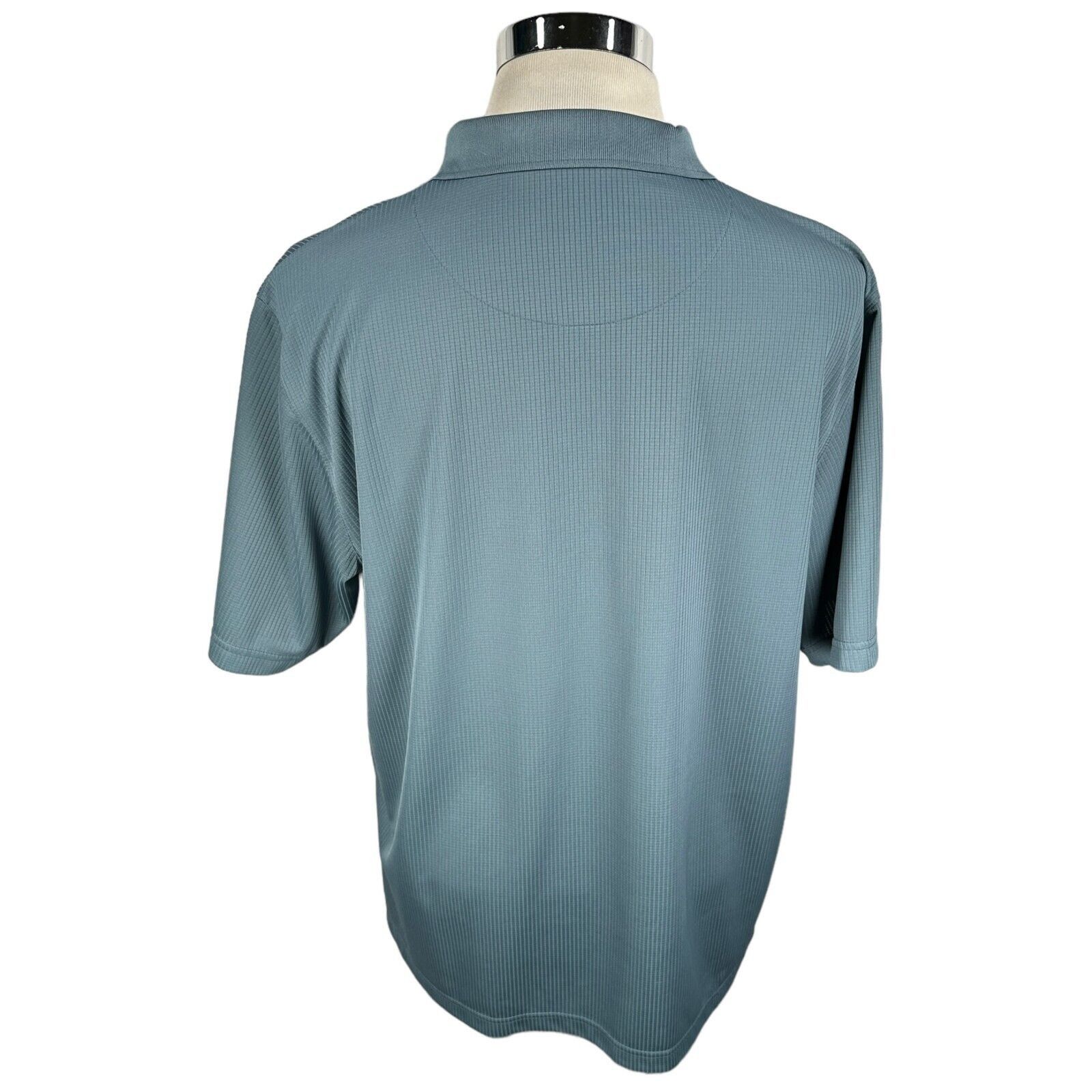 PGA Tour PGA Tour Polo Golf Shirt Mens XL Blue Polyester Short Sleeve Size US XL / EU 56 / 4 - 4 Thumbnail