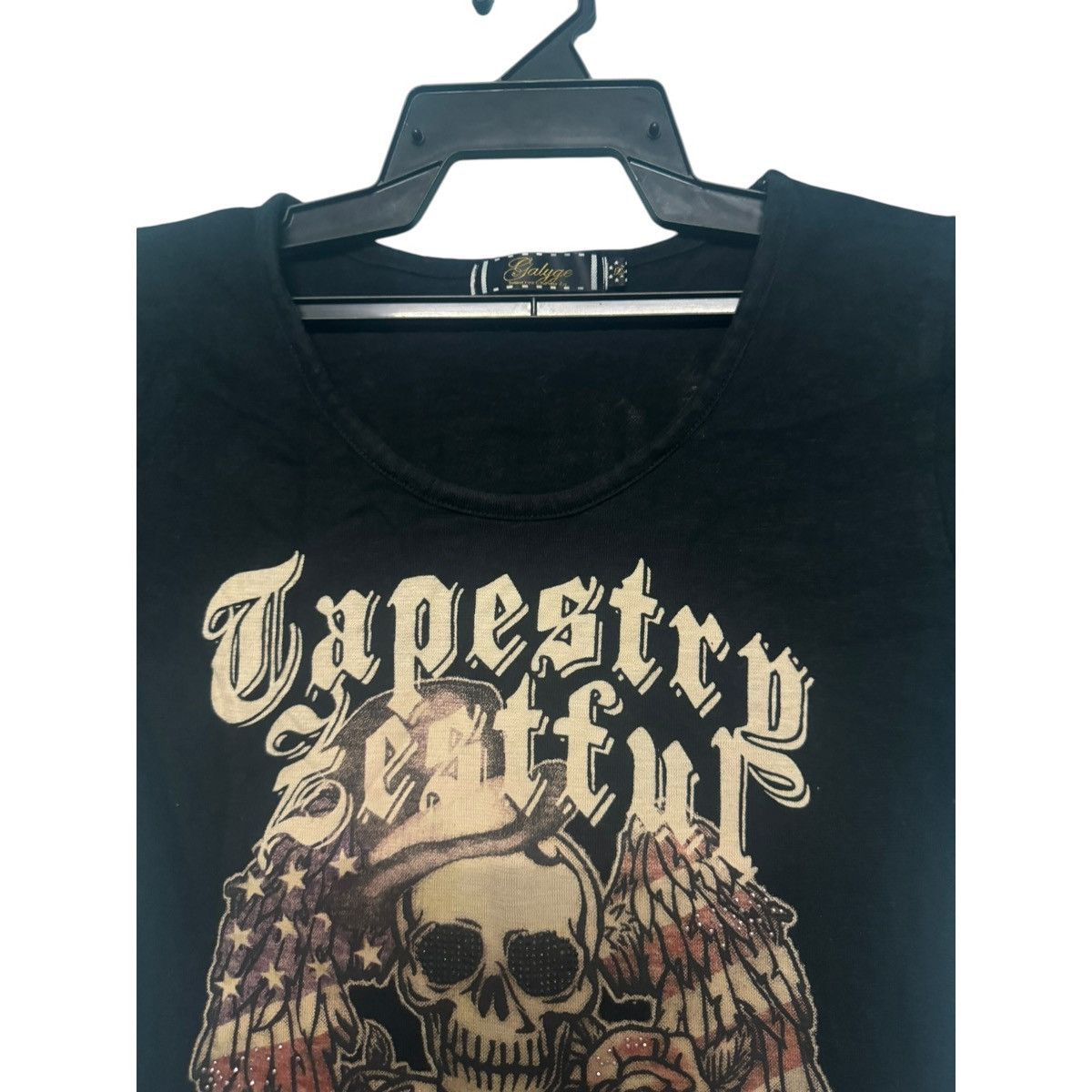 If Six Was Nine 💥PUNK DESIGN SKULL CROSS MORALITY AFFLICTION STYLE VERY RARE Size L / US 10 / IT 46 - 5 Thumbnail