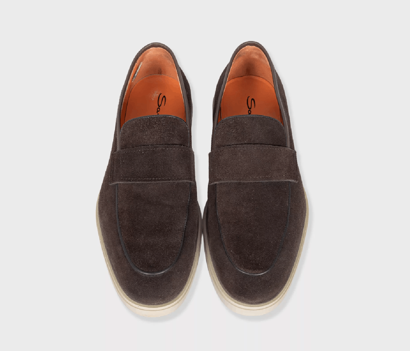 Santoni Santoni Men’s Brown Suede Loafers Size US 9 / EU 42 - 2 Thumbnail