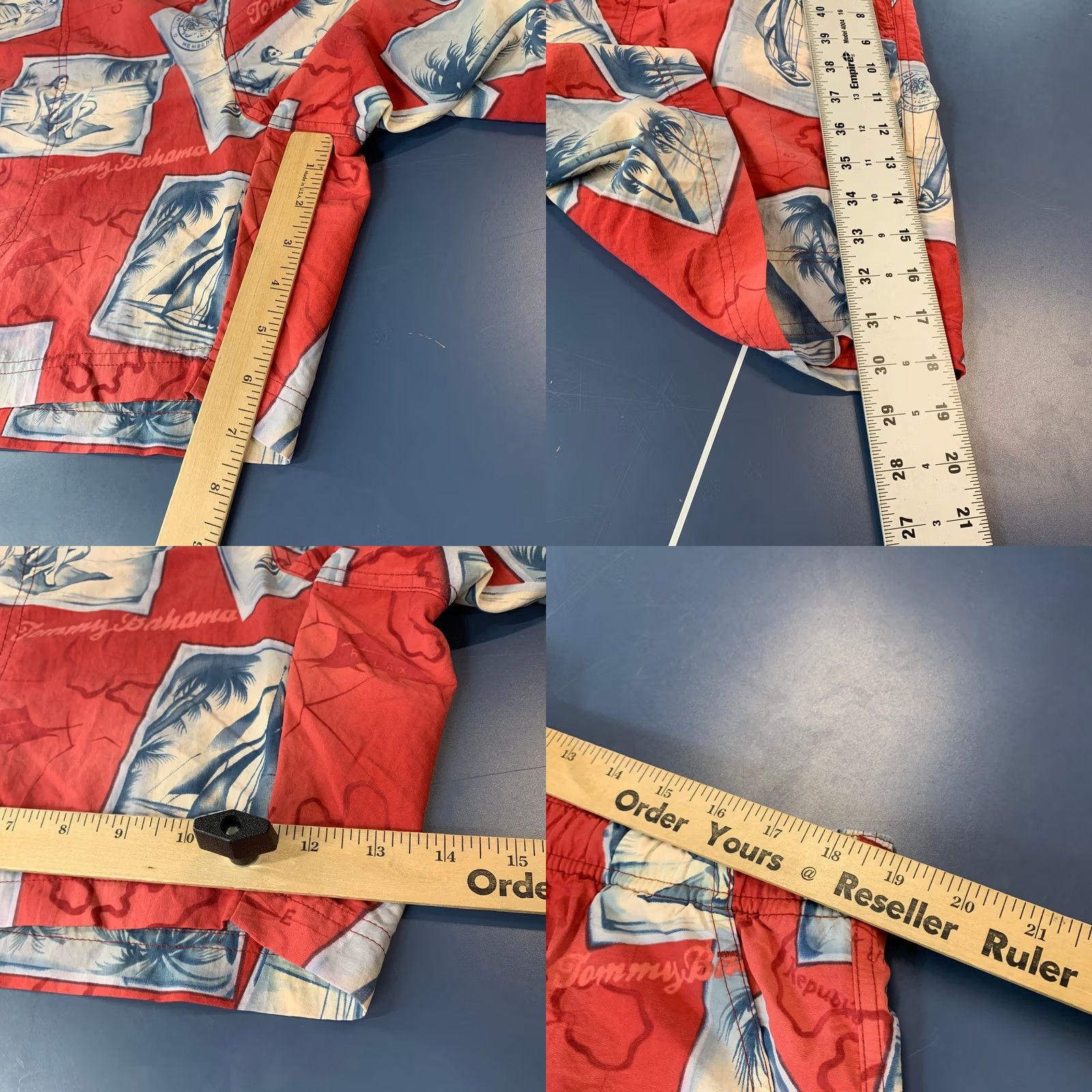 Tommy Bahama VINTAGE Tommy Bahama Swim Shorts Trunks Mens Large Red Beach Surf Size US 33 - 8 Thumbnail