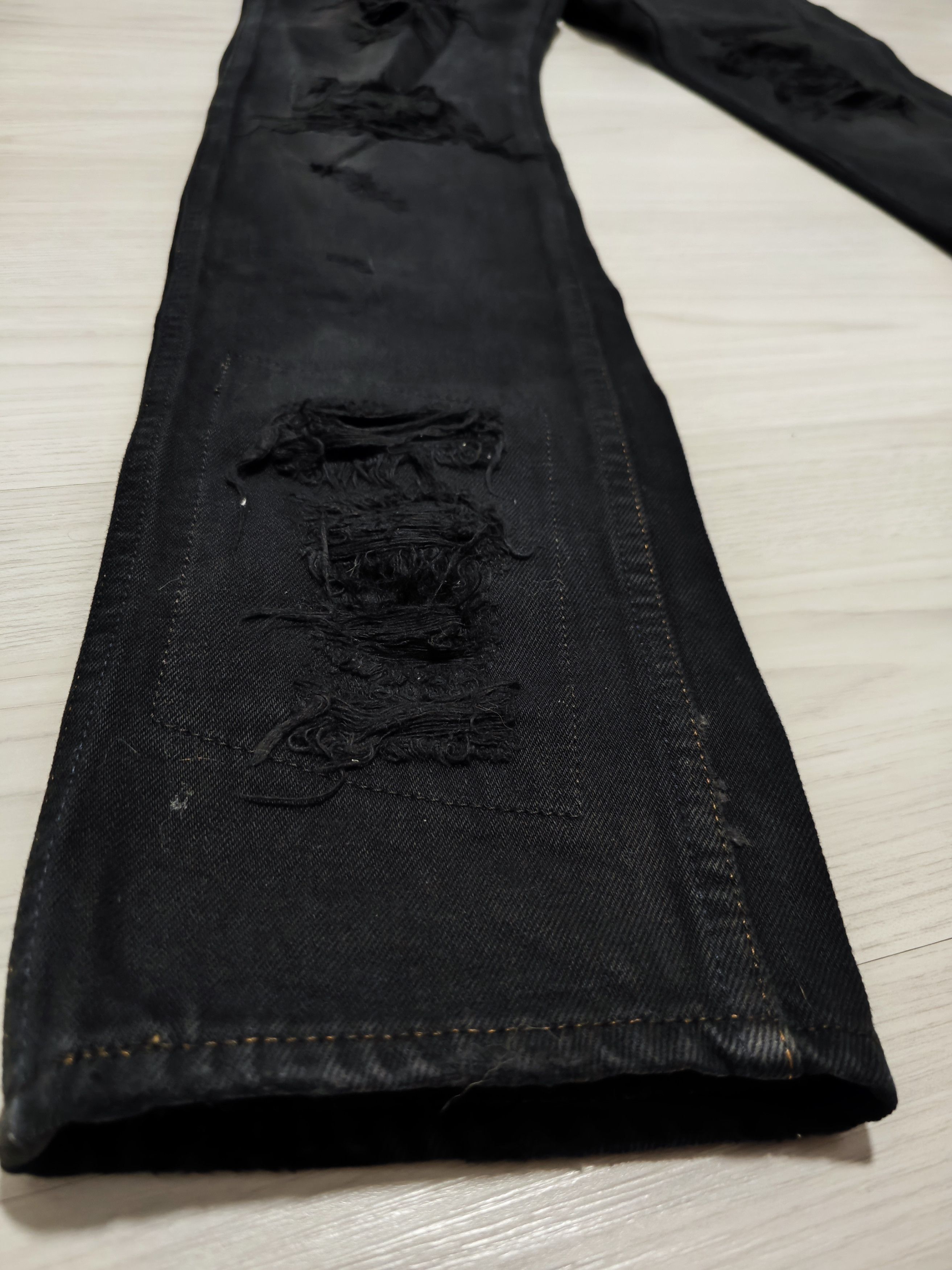 LVC Levis vintage clothing LVC black destroyed jeans Size US 30 / EU 46 - 7 Thumbnail