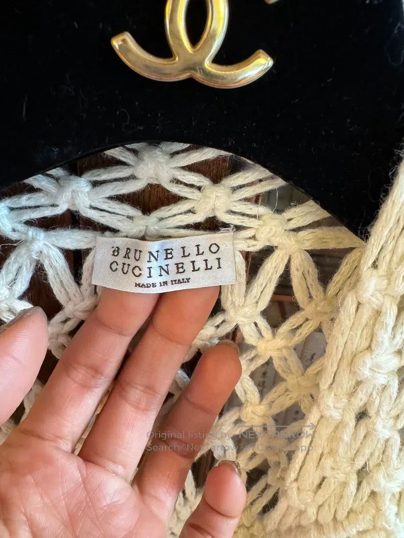 Brunello Cucinelli Brunello Cucinelli Limited Show White Fringed Jacket Cardi Size S / US 4 / IT 40 - 3 Thumbnail