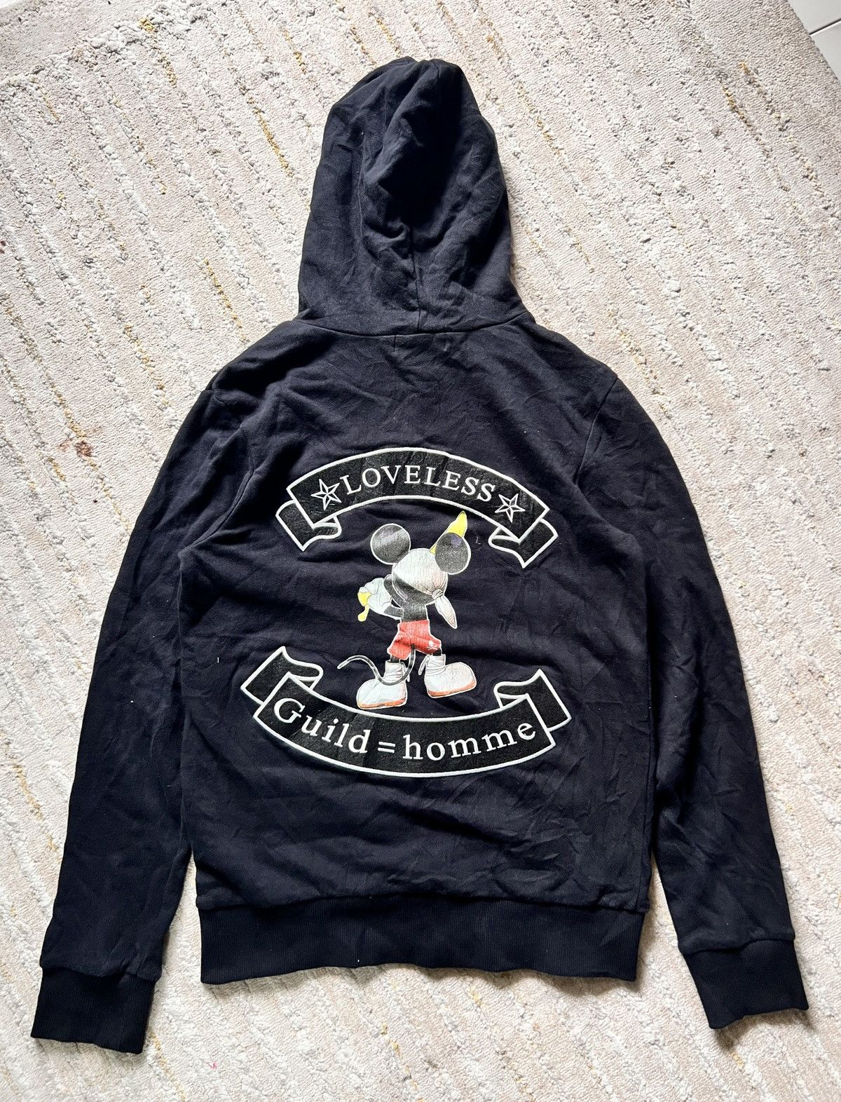 Beauty Beast × Japanese Brand × Loveless Guild Prime Loveless Mickey Guild Homme Hoodie Size US S / EU 44-46 / 1 - 1 Thumbnail