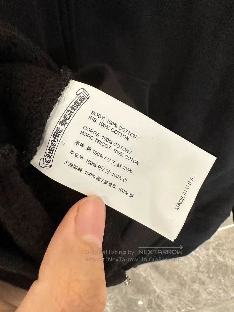 Chrome Hearts Chrome Hearts Embroidered Zip Hoodie. Size US XXL / EU 58 / 5 - 7 Thumbnail