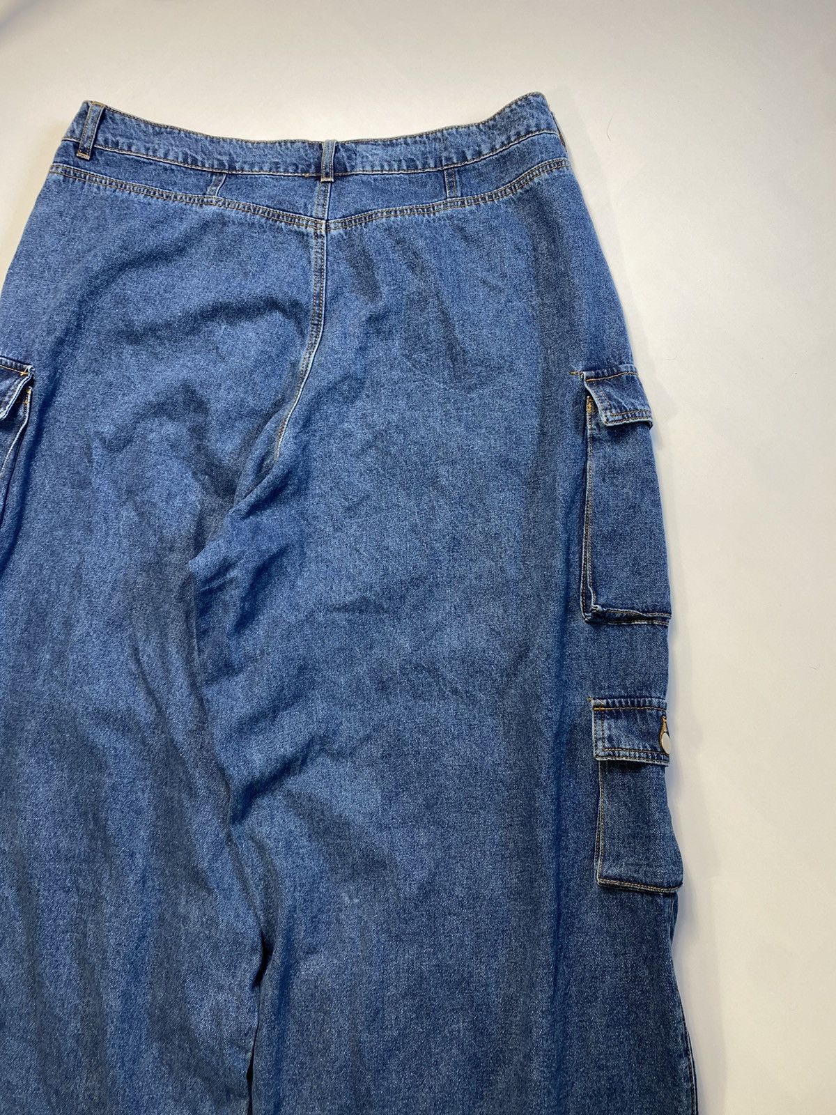 Fashion Nova × Vintage Fashion Nova Y2k Baggy Rap Multi Pocket Jeans Pants Jnco Size US 36 / EU 52 - 12 Thumbnail