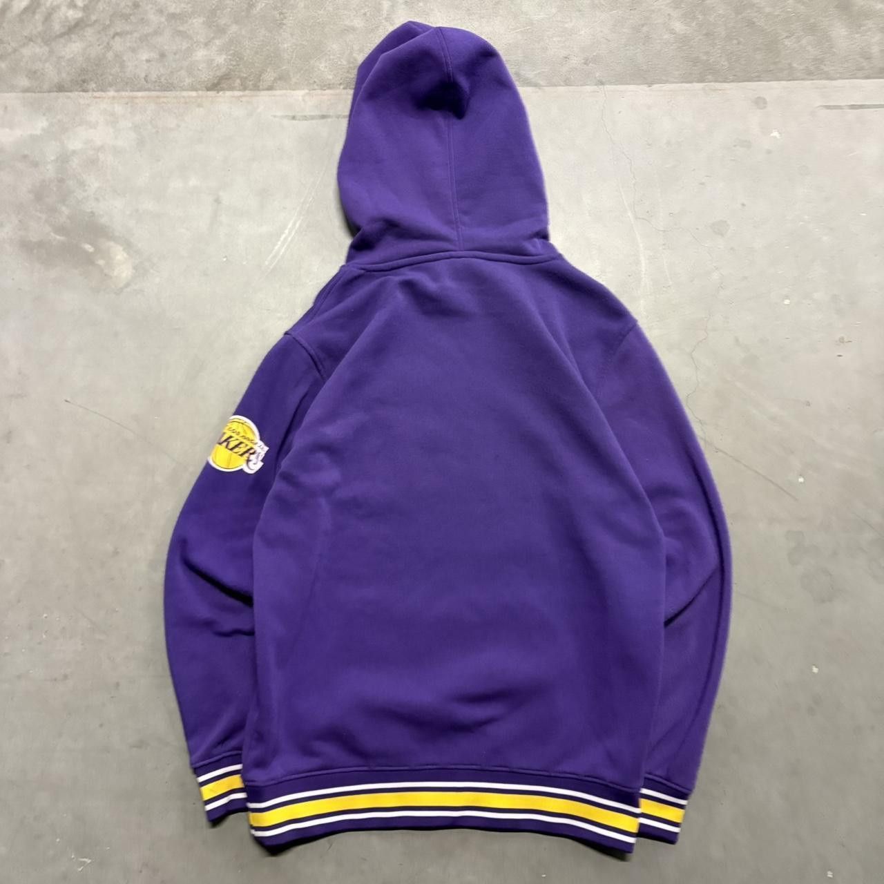 NBA × Vintage Vintage 90s Style NBA Los Angeles Lakers Purple Hoodie Size US M / EU 48-50 / 2 - 4 Thumbnail