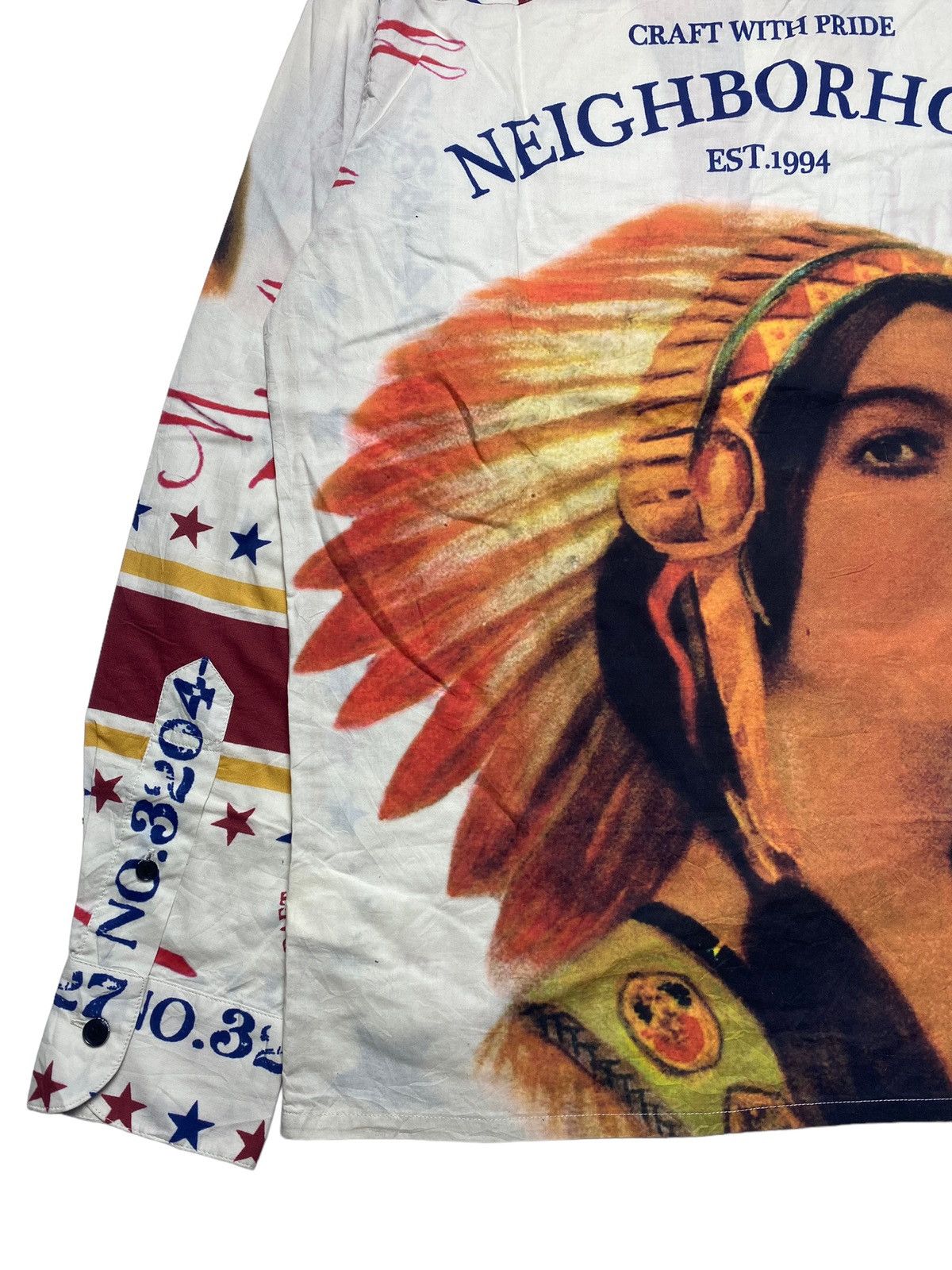Hysteric Glamour 2000s Neighborhood - Indian Girl Button Shirt Size US M / EU 48-50 / 2 - 8 Thumbnail
