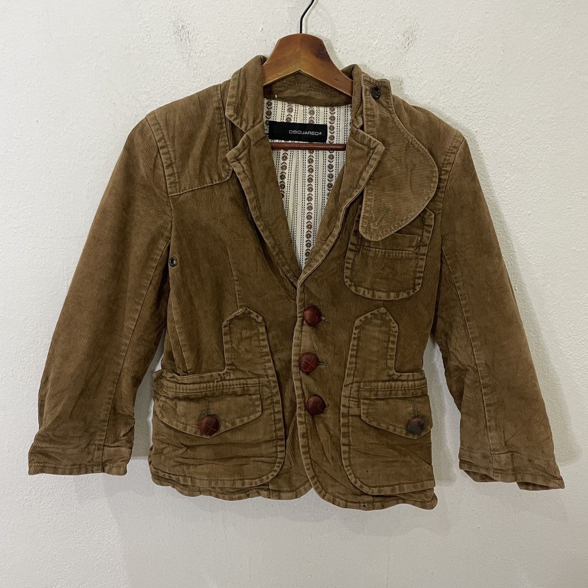 Dsquared2 Vintage Dsquared2 Tweed Jacket Size S / US 4 / IT 40 - 1 Thumbnail