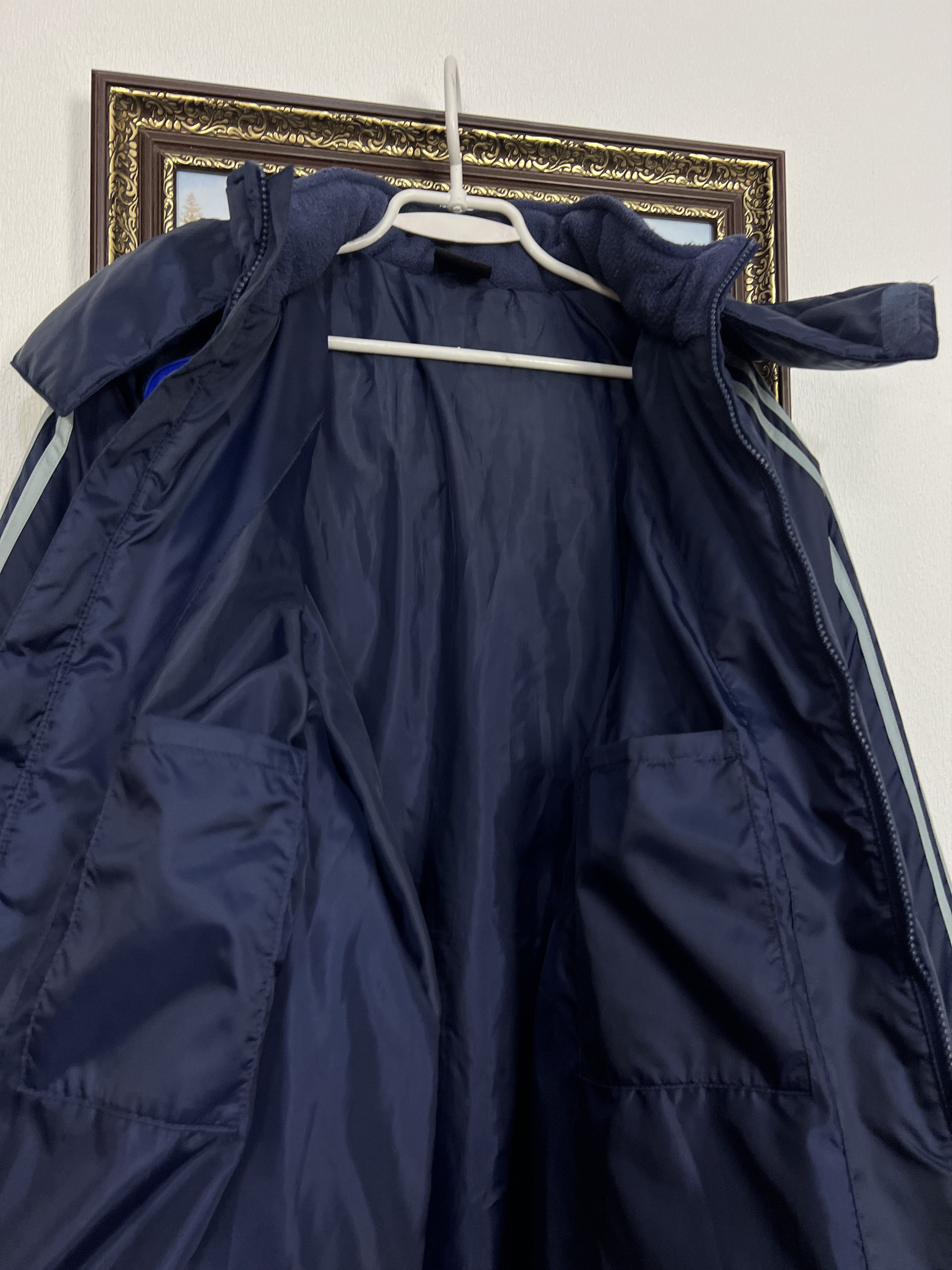 Adidas Vintage Adidas Chelsea Football Padded Hooded Jacket Bomber Size US L / EU 52-54 / 3 - 5 Thumbnail