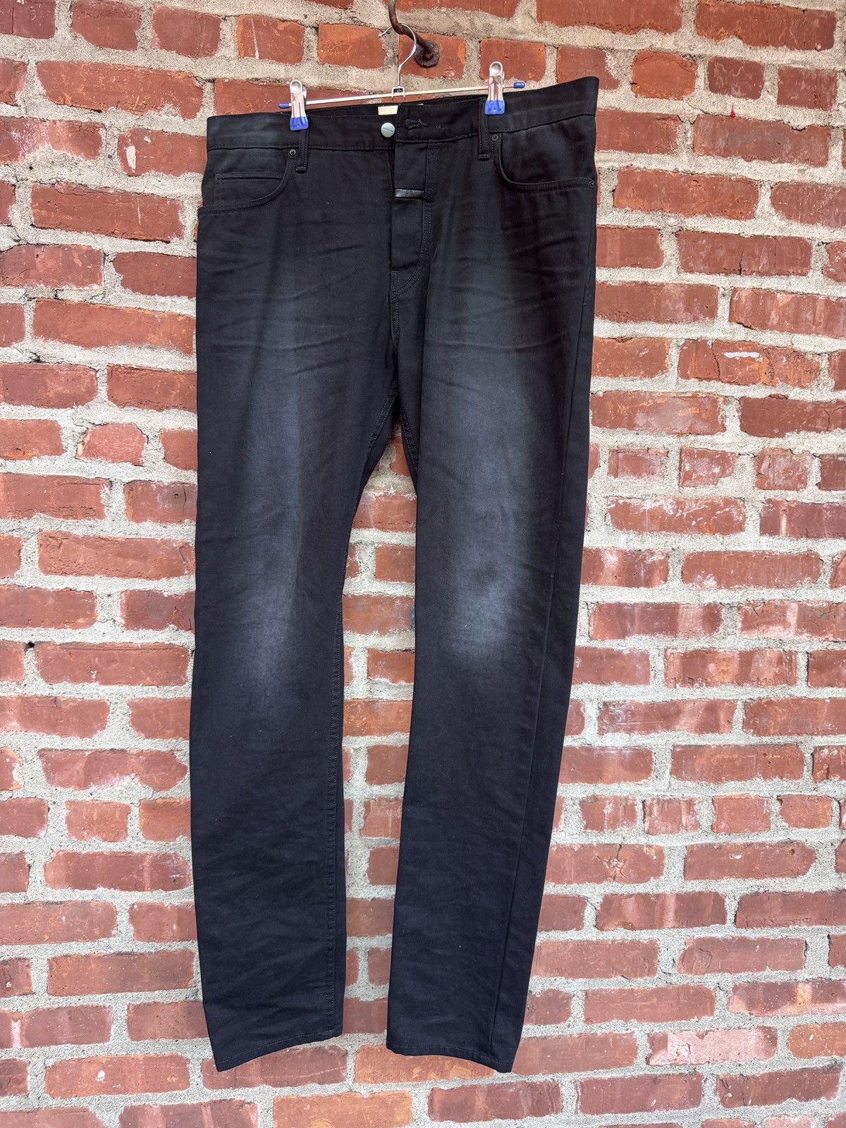 Fear of God Fear of god 6th collection black canvas denim pants Size US 36 / EU 52 - 1 Thumbnail