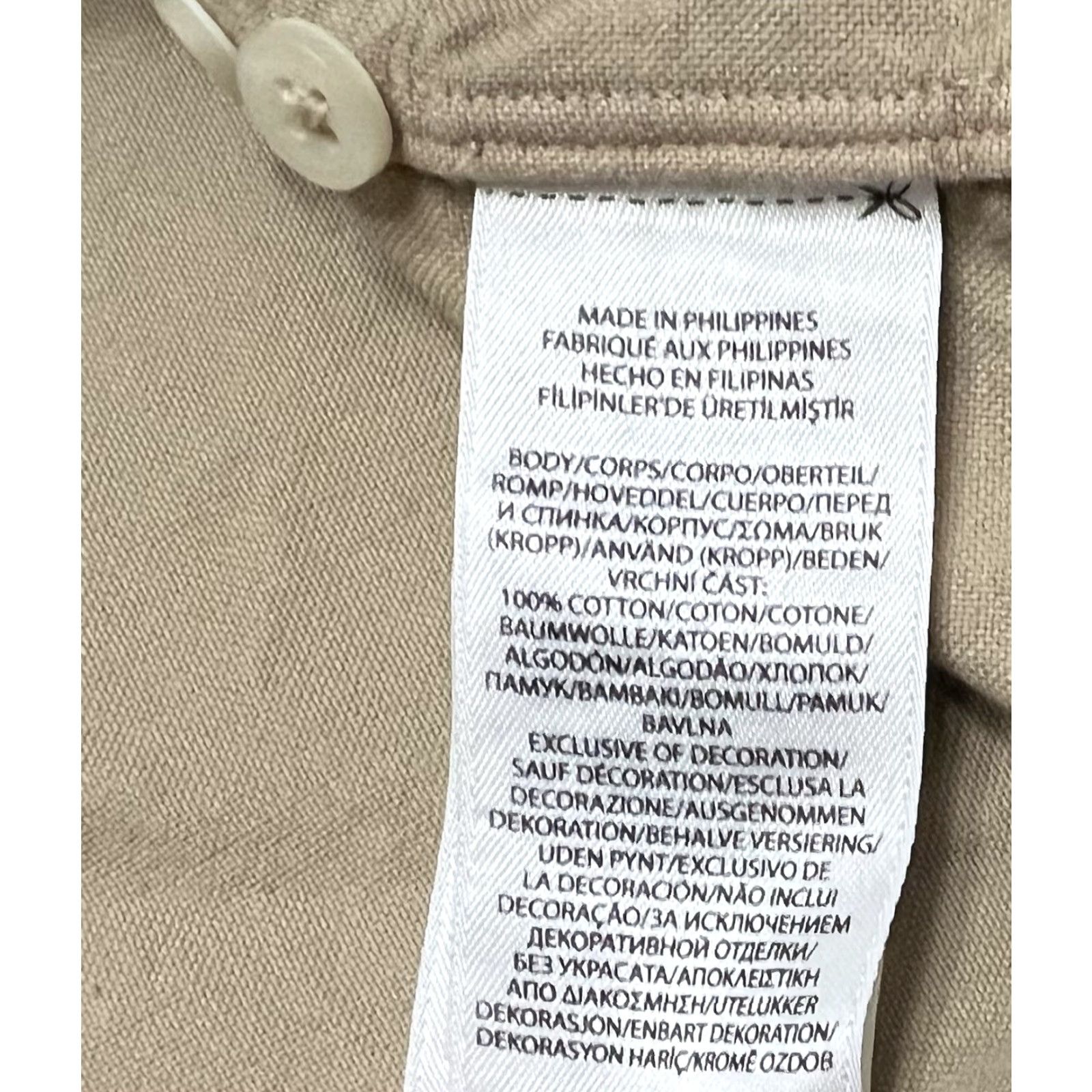Ralph Lauren Ralph Lauren Shirt Mens L Button-Down Short Sleeve Khaki Tan Patch Vintage? (If Vintage applies) Size US L / EU 52-54 / 3 - 7 Thumbnail