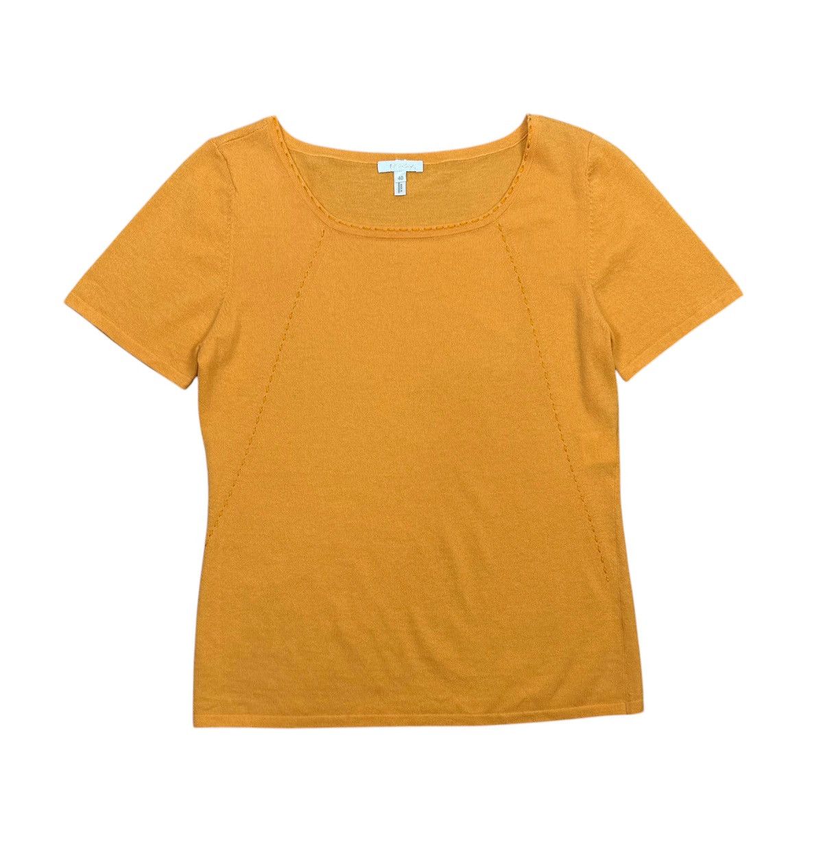 Escada × Vintage Escada Cashmere Blouse Short Sleeve size De40 IT46 Size L / US 10 / IT 46 - 7 Thumbnail