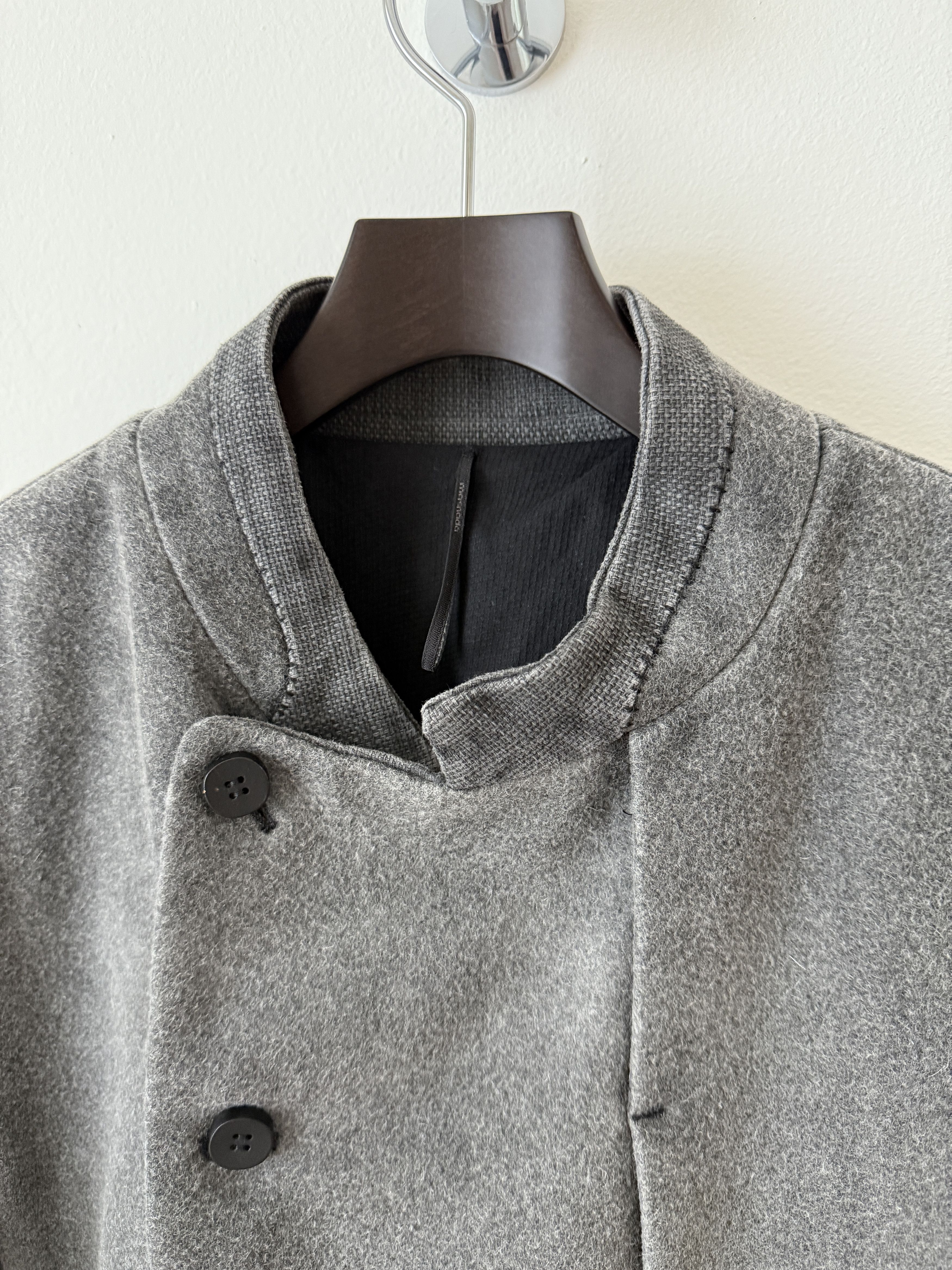 Masnada Wool Asymmetrical Peacoat Size US M / EU 48-50 / 2 - 9 Thumbnail