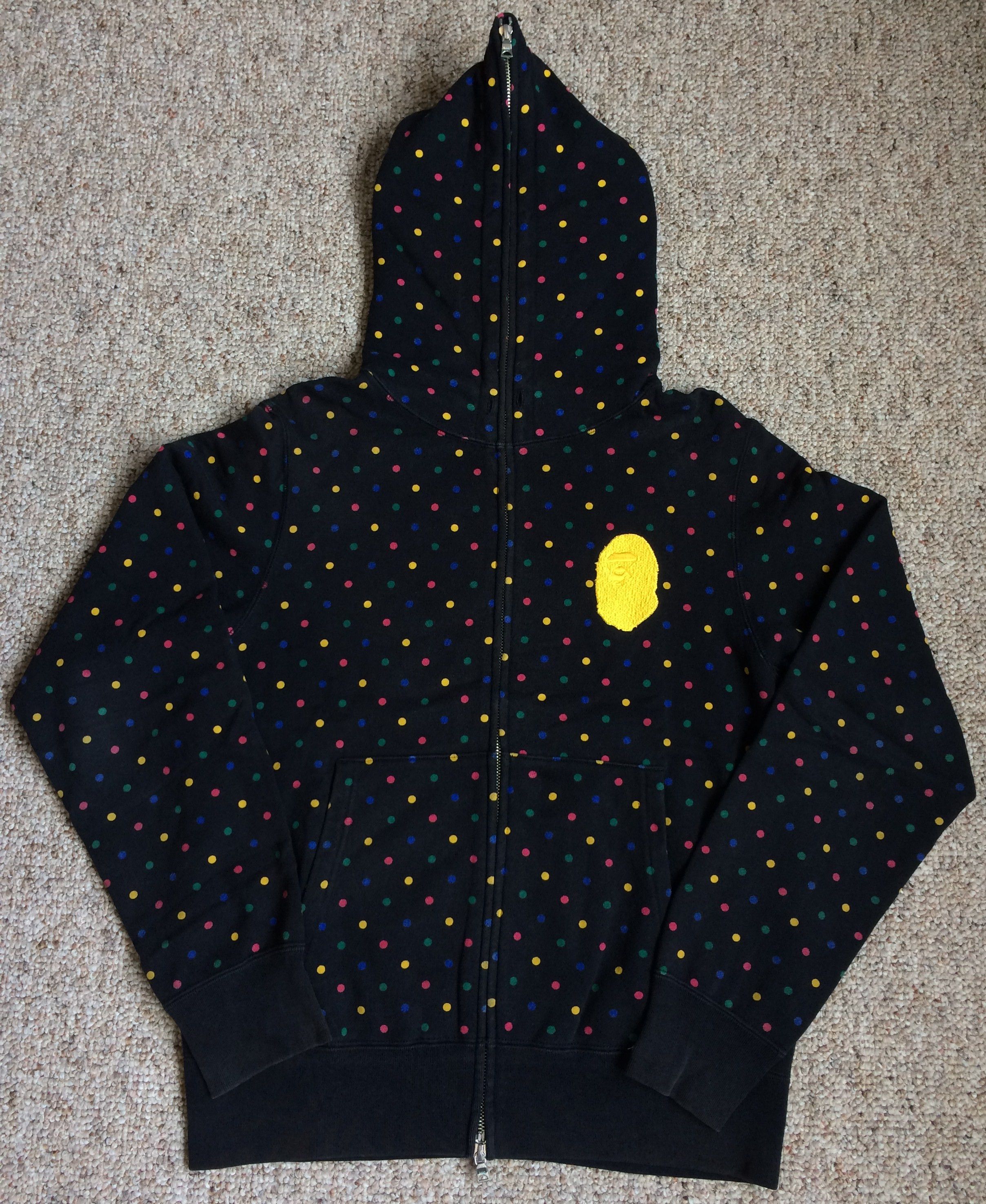 Bape Bathing Ape Polka Dots Full Zip Hoodie Size US M / EU 48-50 / 2 - 1 Thumbnail