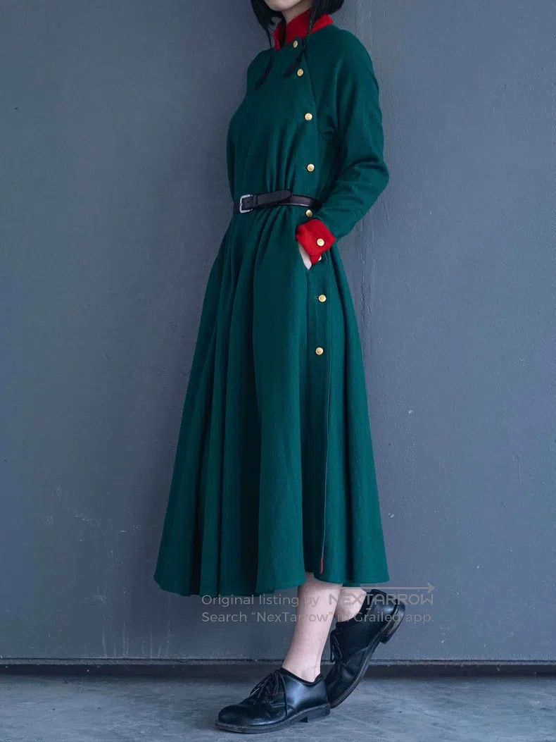 Kenzo Kenzo Early runway wool dress Size M / US 6-8 / IT 42-44 - 4 Thumbnail