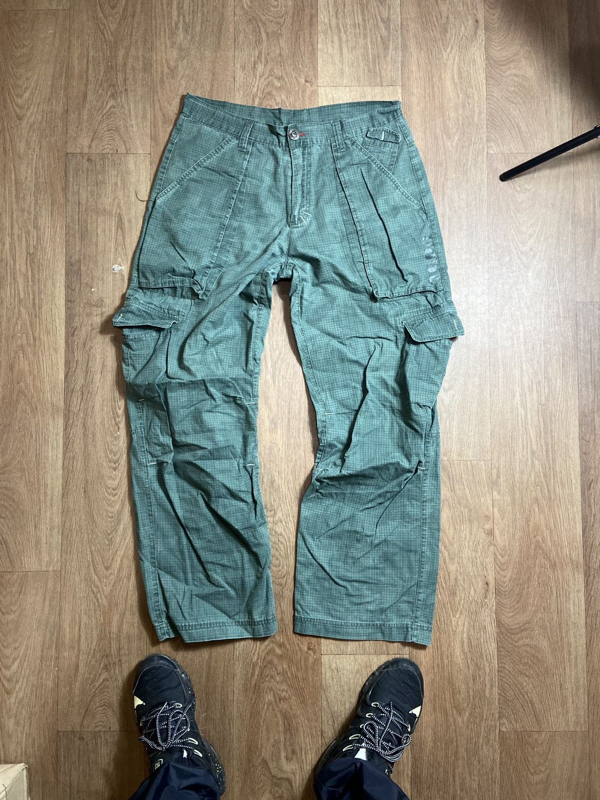 Airwalk × Japanese Brand × Vintage AIRWALK VINTAGE Y2K JAPAN STYLE CARGO MILITARY PANTS Size US 32 / EU 48 - 1 Thumbnail