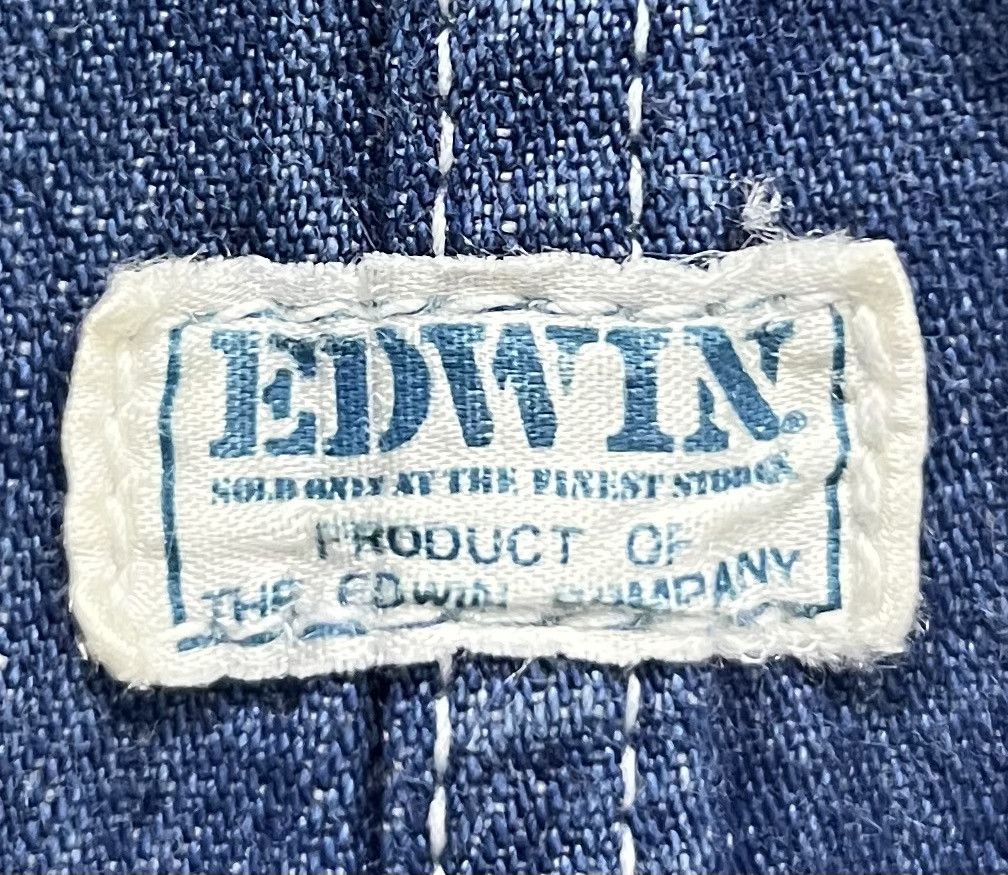 Edwin × Vintage Vintage EDWIN “Over Works Factory” Denim Overalls - Size S Size US 30 / EU 46 - 8 Thumbnail