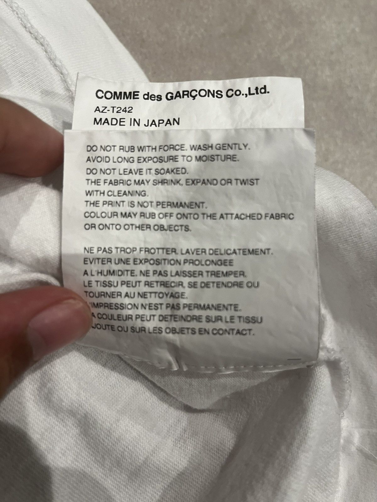 Comme des Garcons CDG camo tee Size US XL / EU 56 / 4 - 7 Thumbnail