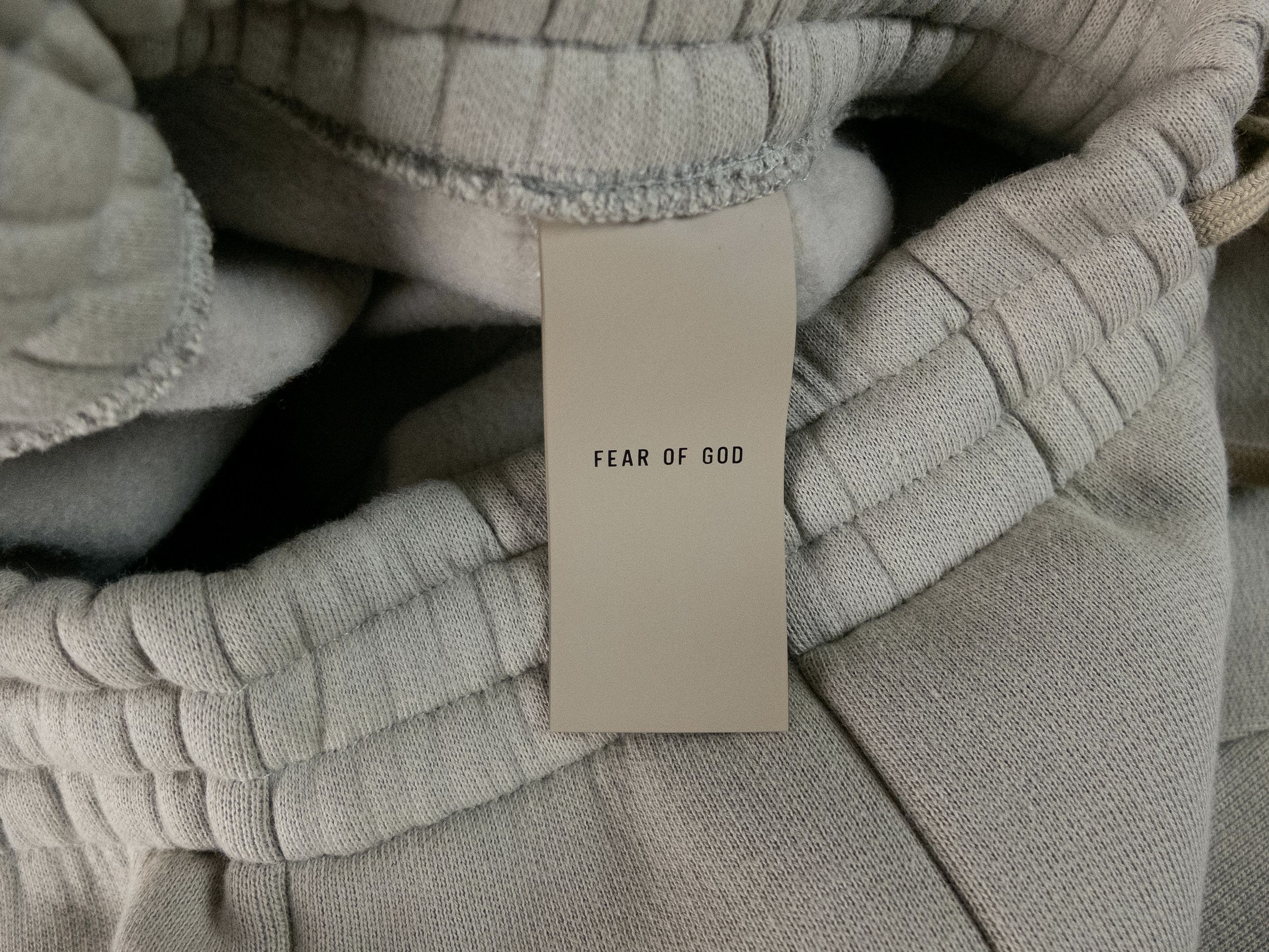 Fear of God FEAR OF GOD beige fleece heavy sweatpants Medium q Size US 32 / EU 48 - 8 Thumbnail