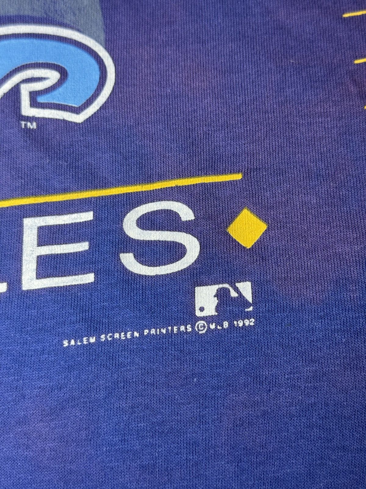 Salem Sportswear Los Angeles Dodgers LA MLB AOP Salem RARE 90s XL T Shirt Size US XL / EU 56 / 4 - 3 Thumbnail