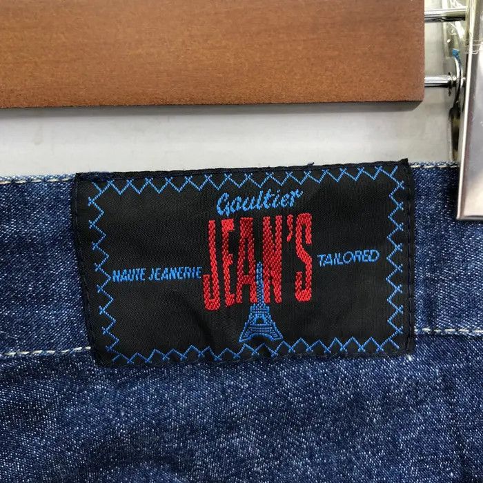 Jean Paul Gaultier Vtg 90’ JEAN PAUL GAULTIER Blue Jeans Denim Slim Fit Pant Size 28" / US 6 / IT 42 - 7 Thumbnail