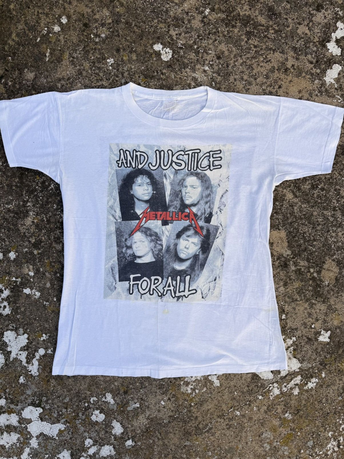 Metallica 1988 Vintage Metallica And Justice For All Tee Size US L / EU 52-54 / 3 - 1 Thumbnail